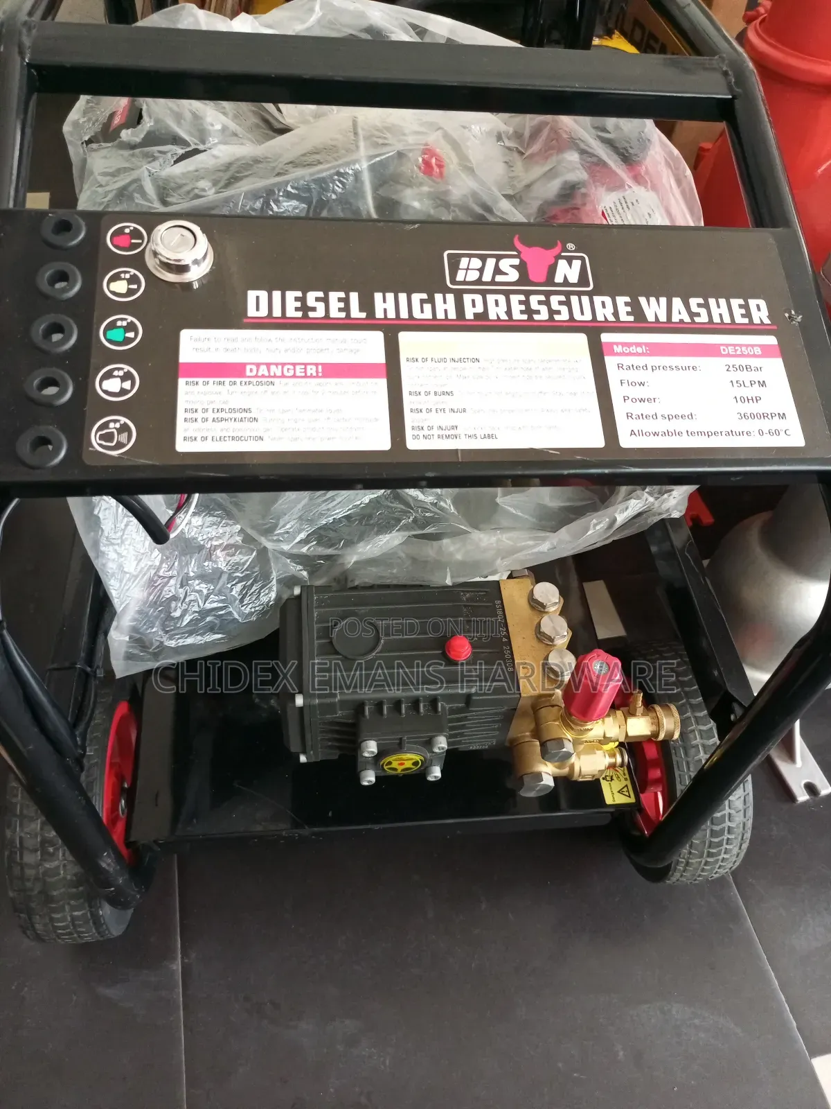 Bison Brand Diesel High Pressure Washer