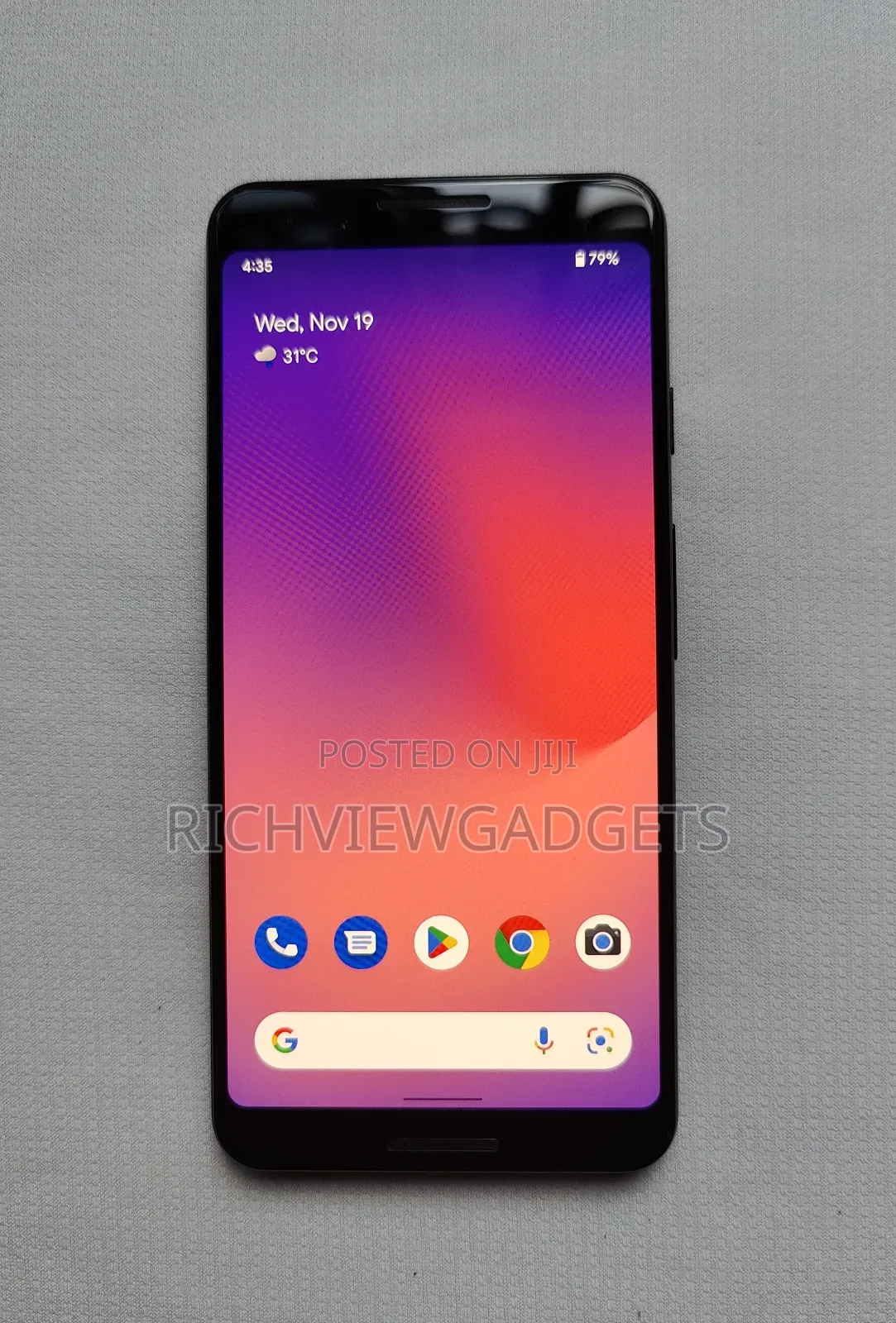 Google Pixel 3 Original Screen With Frame And Replacement Parts