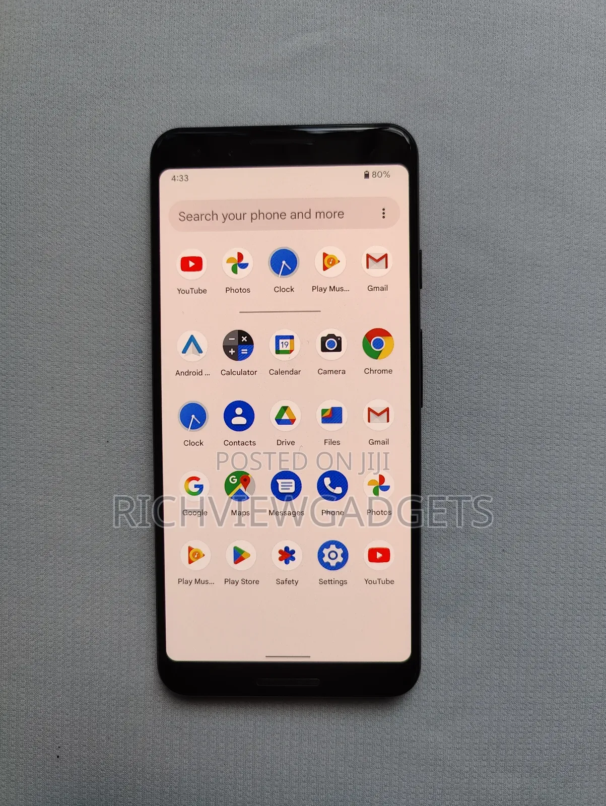 Google Pixel 3 Original Screen With Frame And Replacement Parts