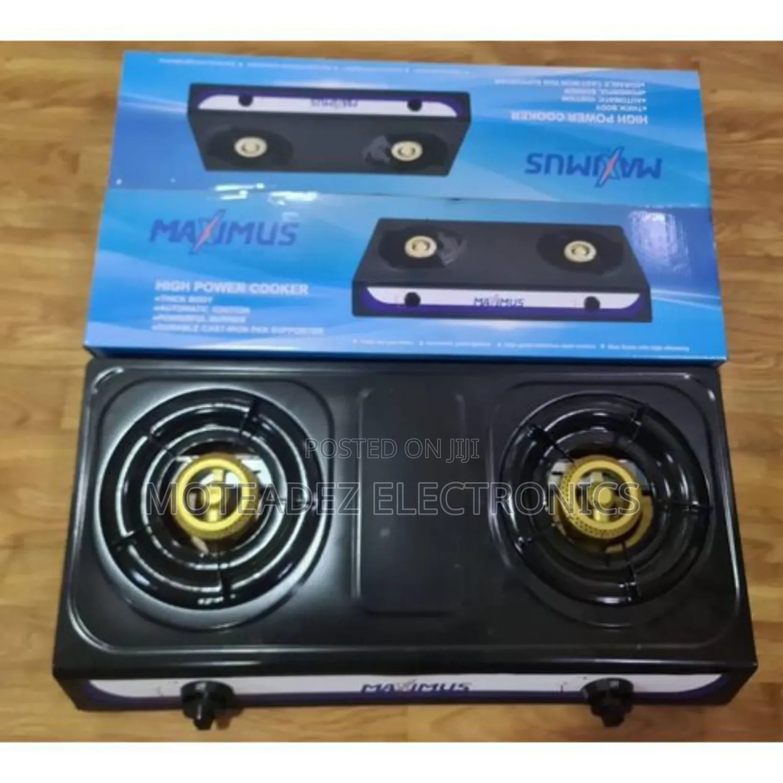Maximus 2face Auto Ignition Nonstick Stainless Steel Gas Cooker/Burner