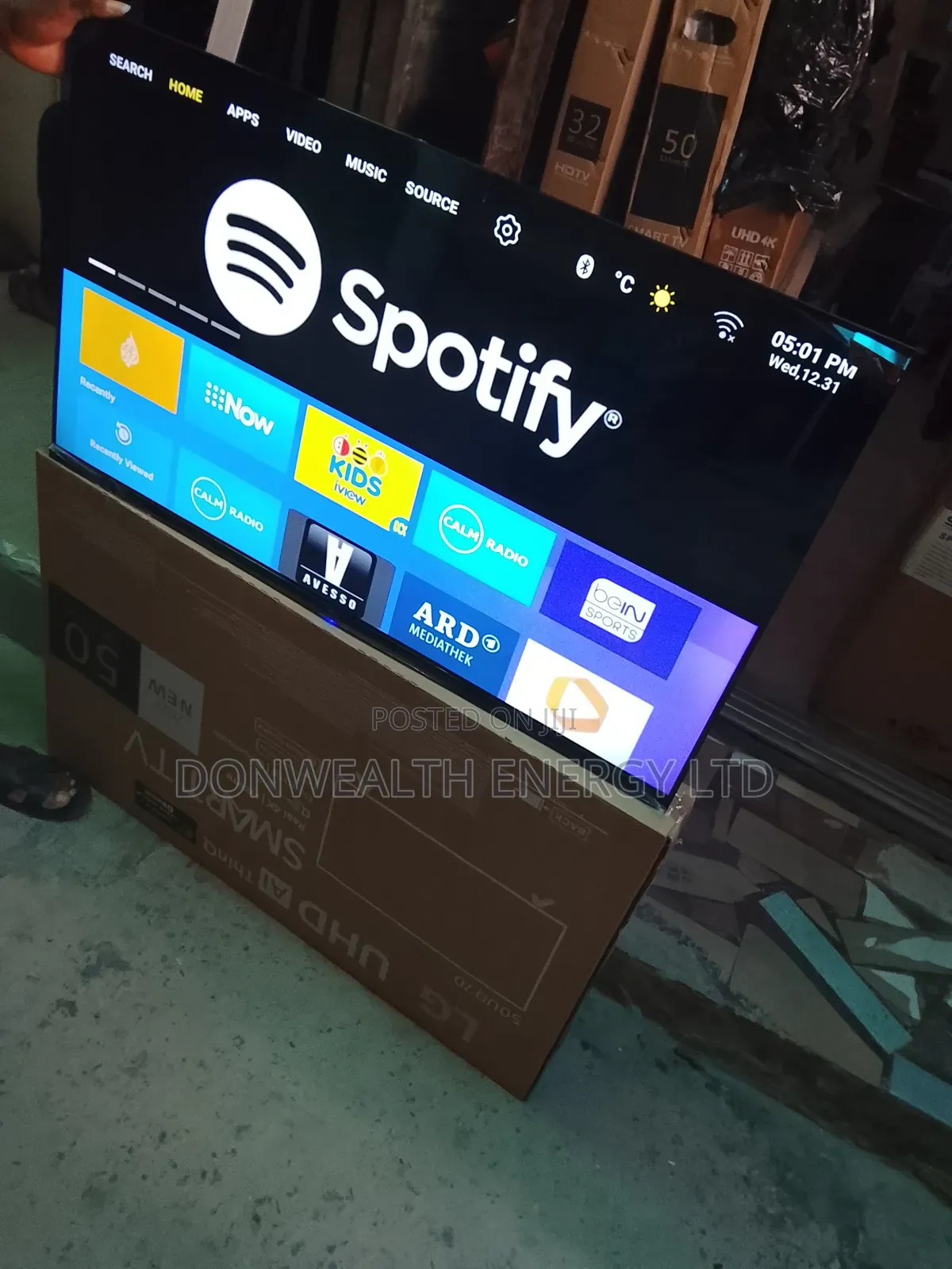 50inches Smart Lg Tv, Available For Delivery
