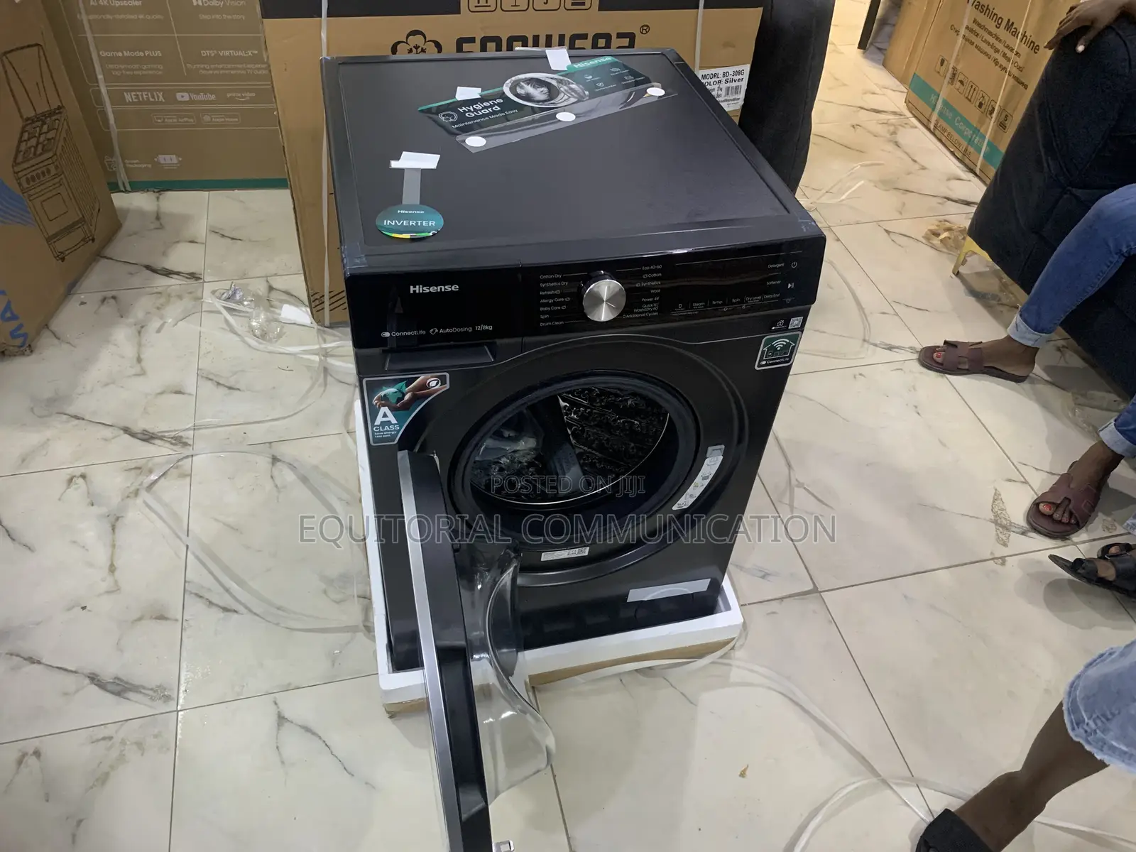 Hisense Wd5s124sbb 12kg Washer Dryer – Efficient Washing Fast Drying