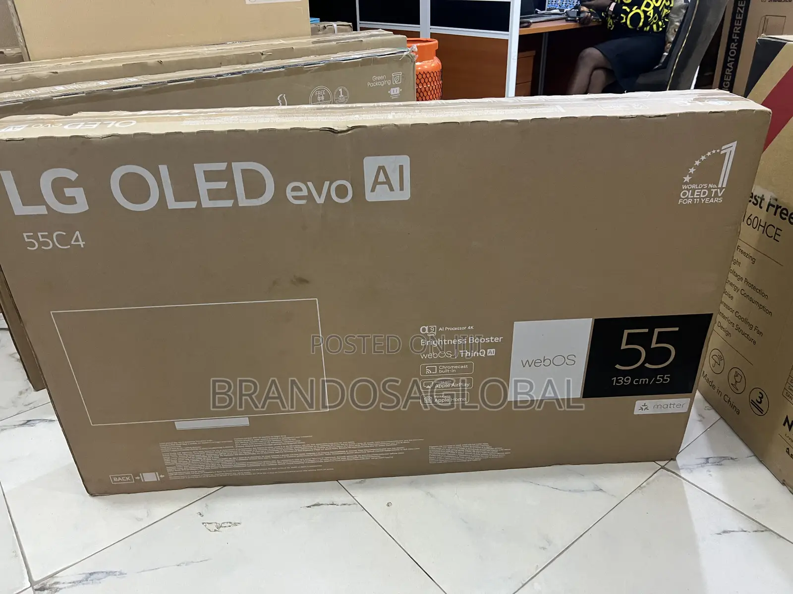 Lg 55" Oled Smart Tv 55c46la With Smart Home Integration