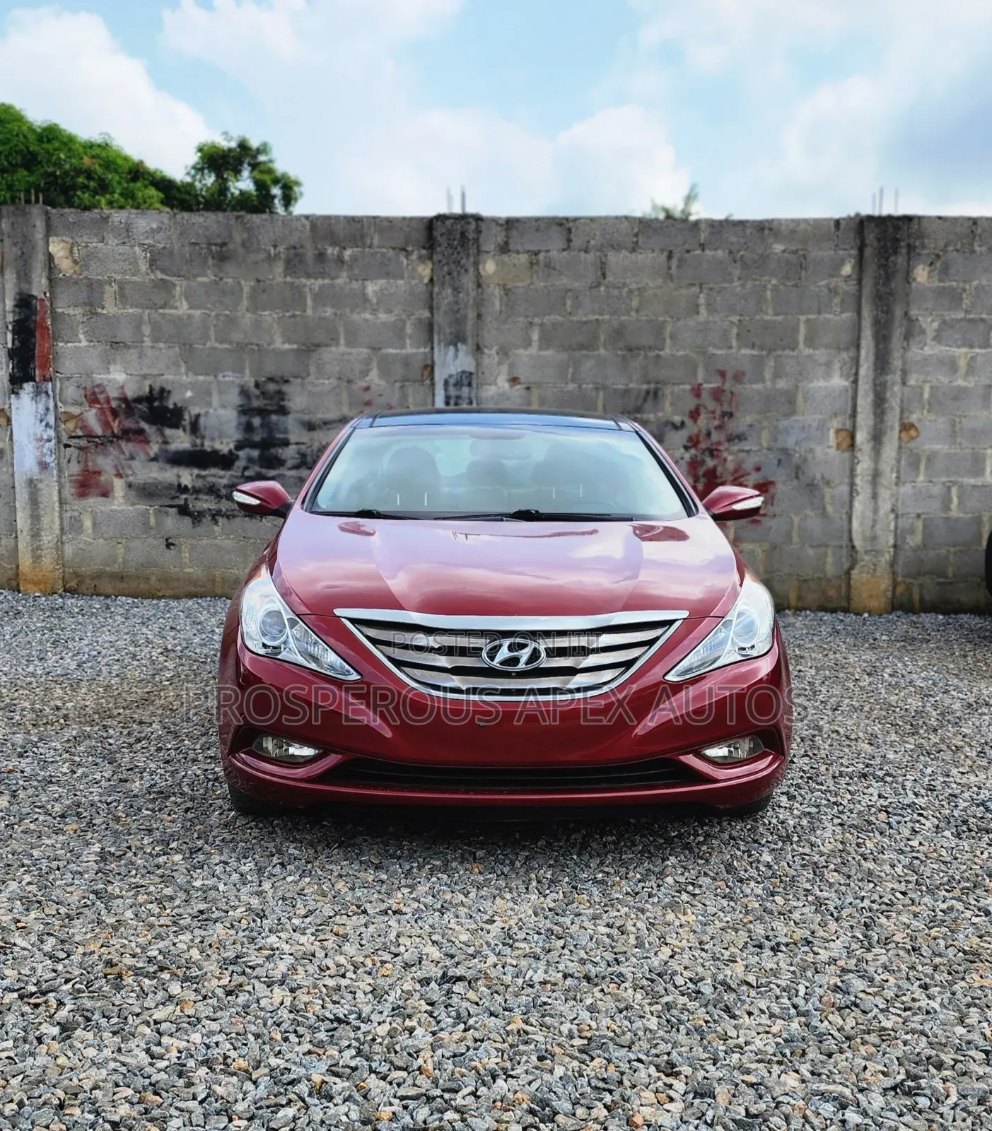 Hyundai Sonata Limited Sedan FWD (2.4L 4cyl 6A) 2012 Red