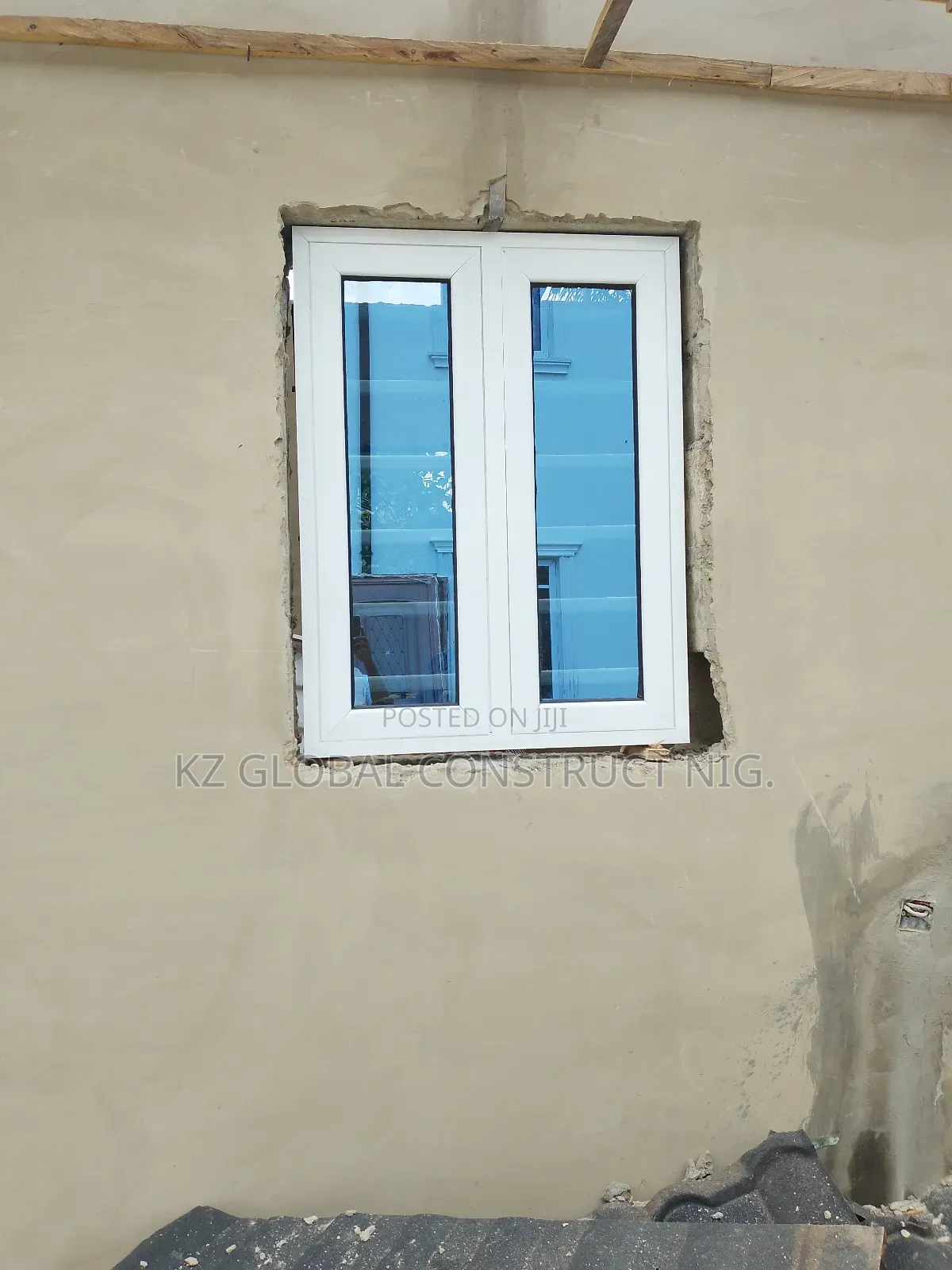 Aluminum Casement Window With Inner Burglary and Inner Net