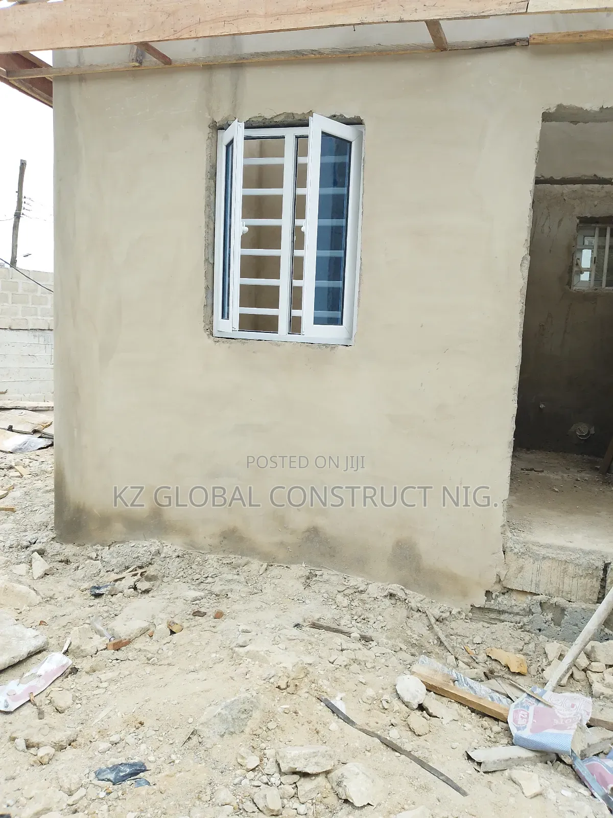 Aluminum Casement Window With Inner Burglary and Inner Net