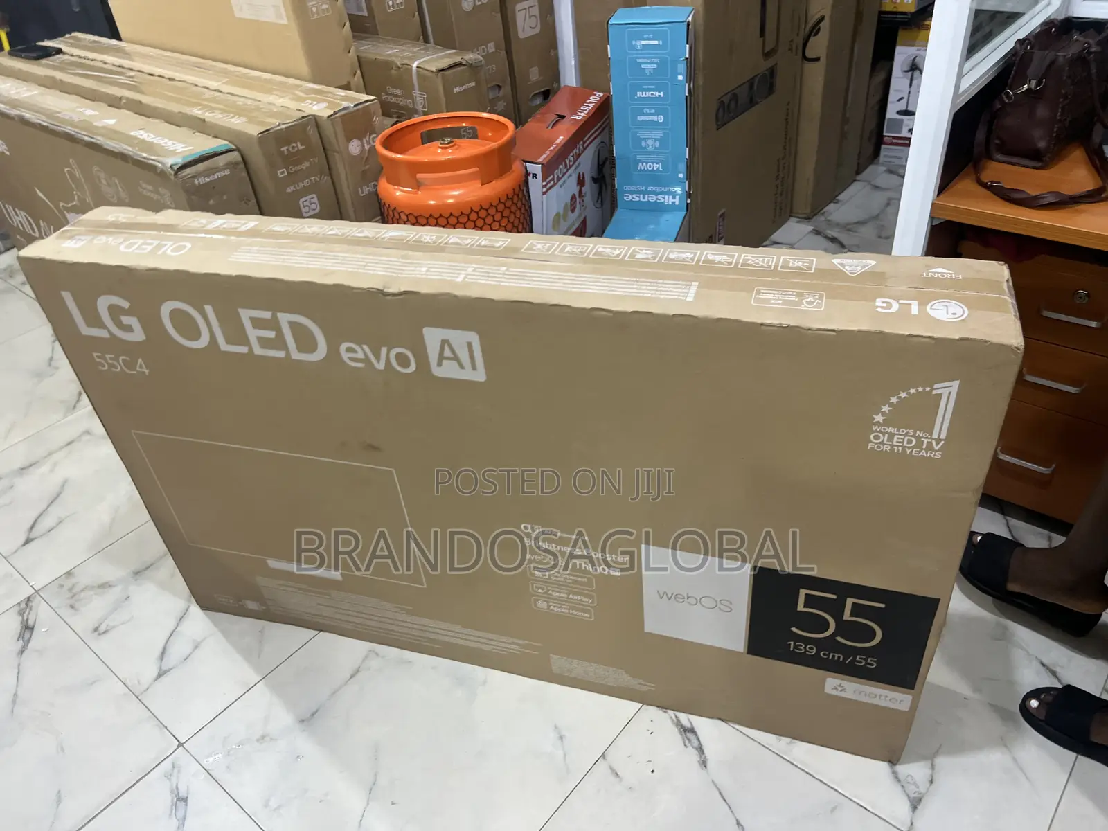 Lg 55" Oled 55c46la With Sleek Frameless Design