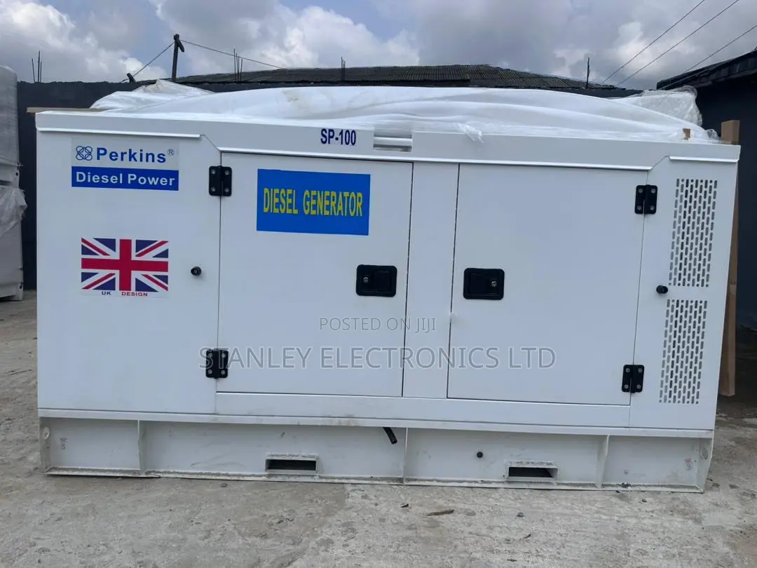 Brand New 100kva England Perkins Soundproof Generator 100% Copper Coil