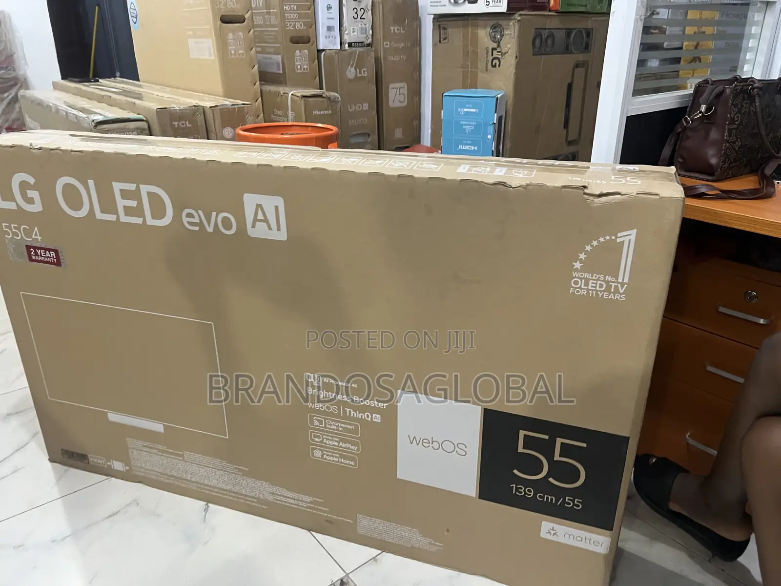 Lg 55" Oled Tv 55c46la With True Black Panel Coating