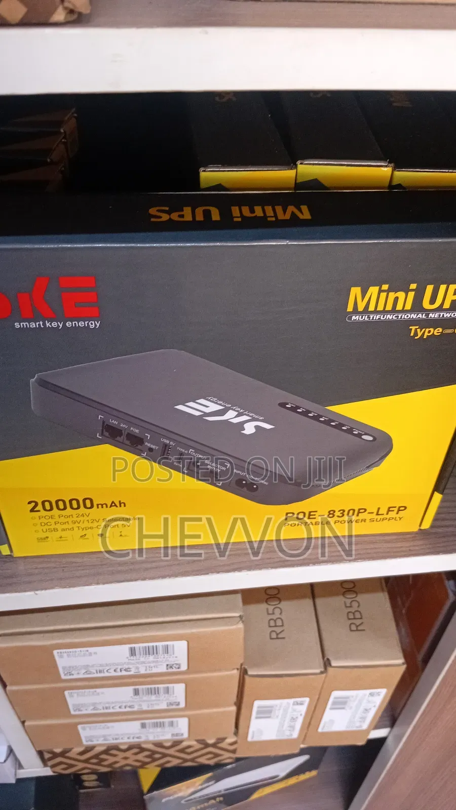 Ske Mini Dc Ups | Poe Power Bank 20000mah For Wifi Router/Laptop