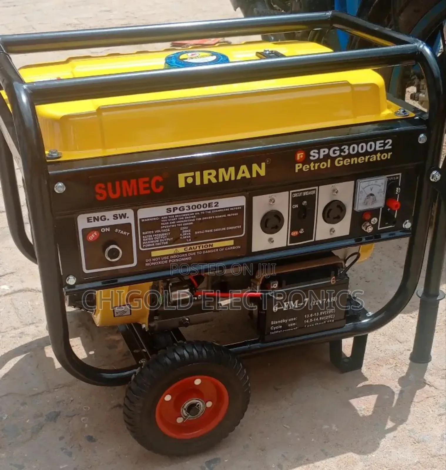 Original Fireman Generator 100% Copper 4.5 Kva