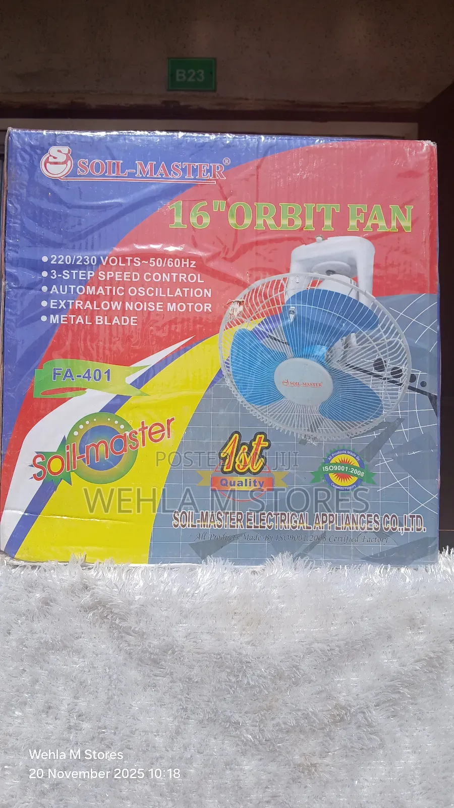 Soil-Master 16" Orbit Fan Fa-401