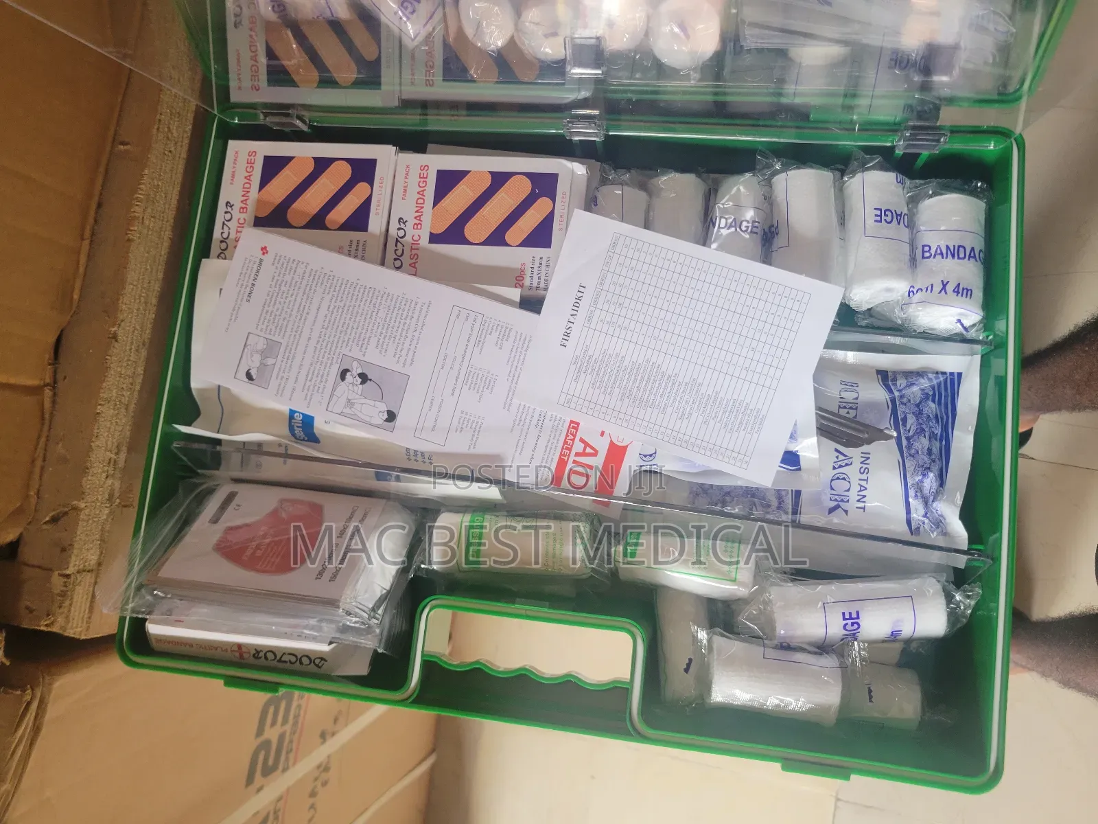 Imported Kitted First Aid Box Large Size