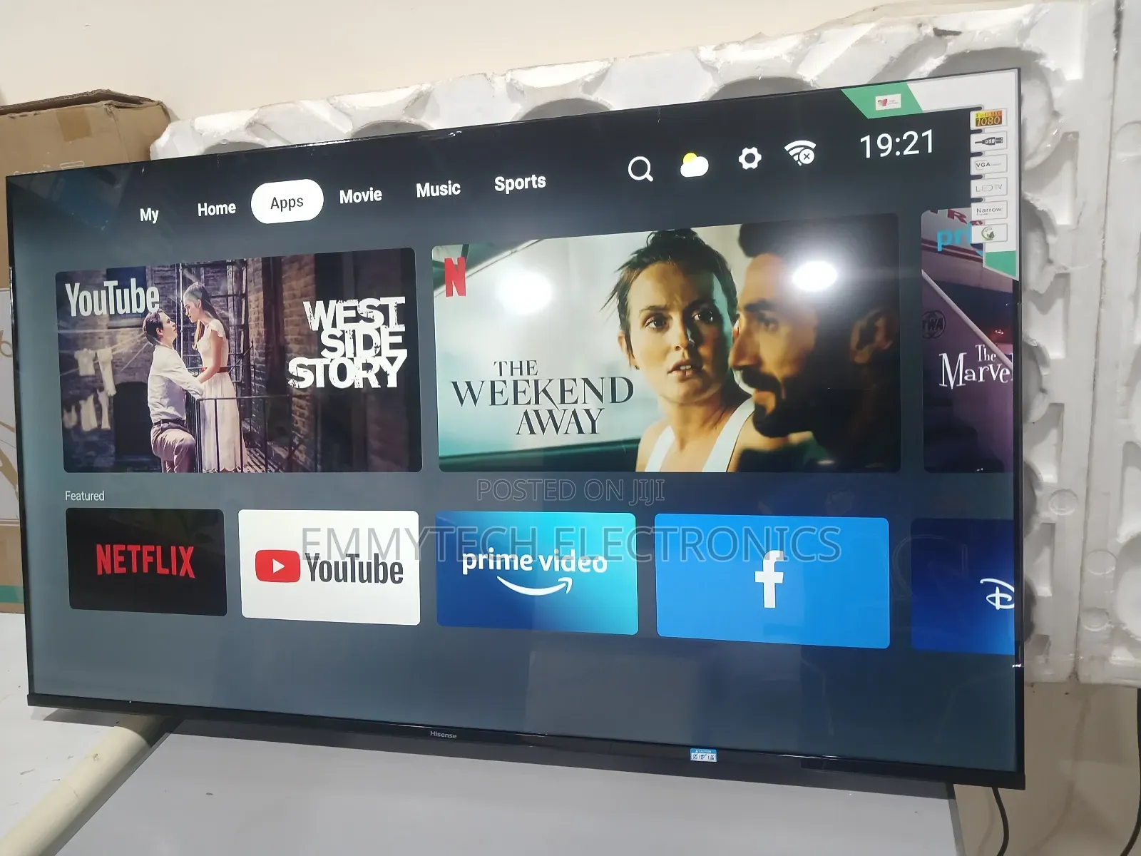 Hisense 55 Inches Smart Tv