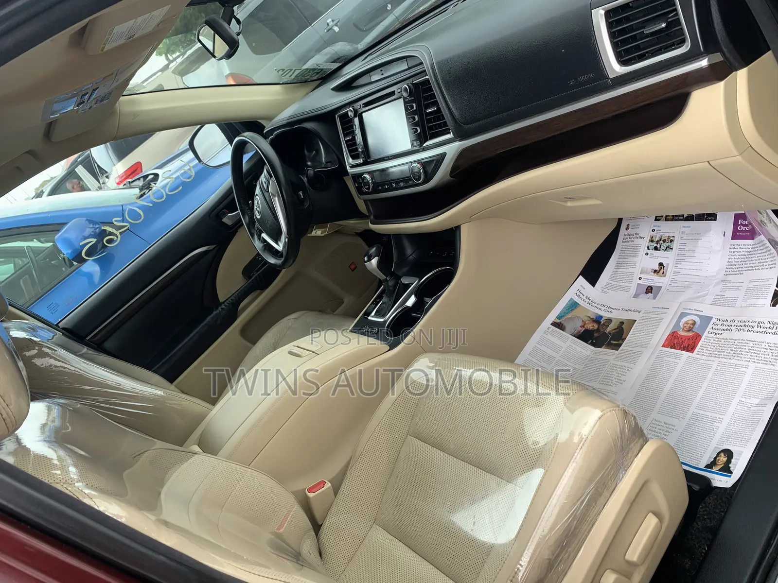 Toyota Highlander Limited 4dr SUV AWD (3.5L 6cyl 6A) 2015 Red