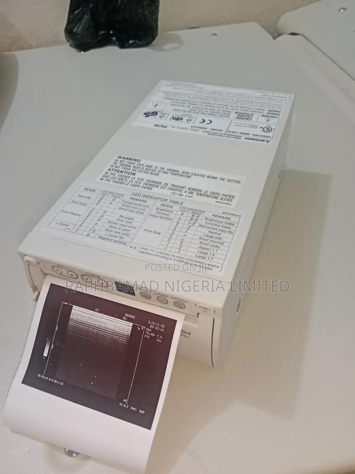 Thermal Printer for Ultrasound Scanning Machine