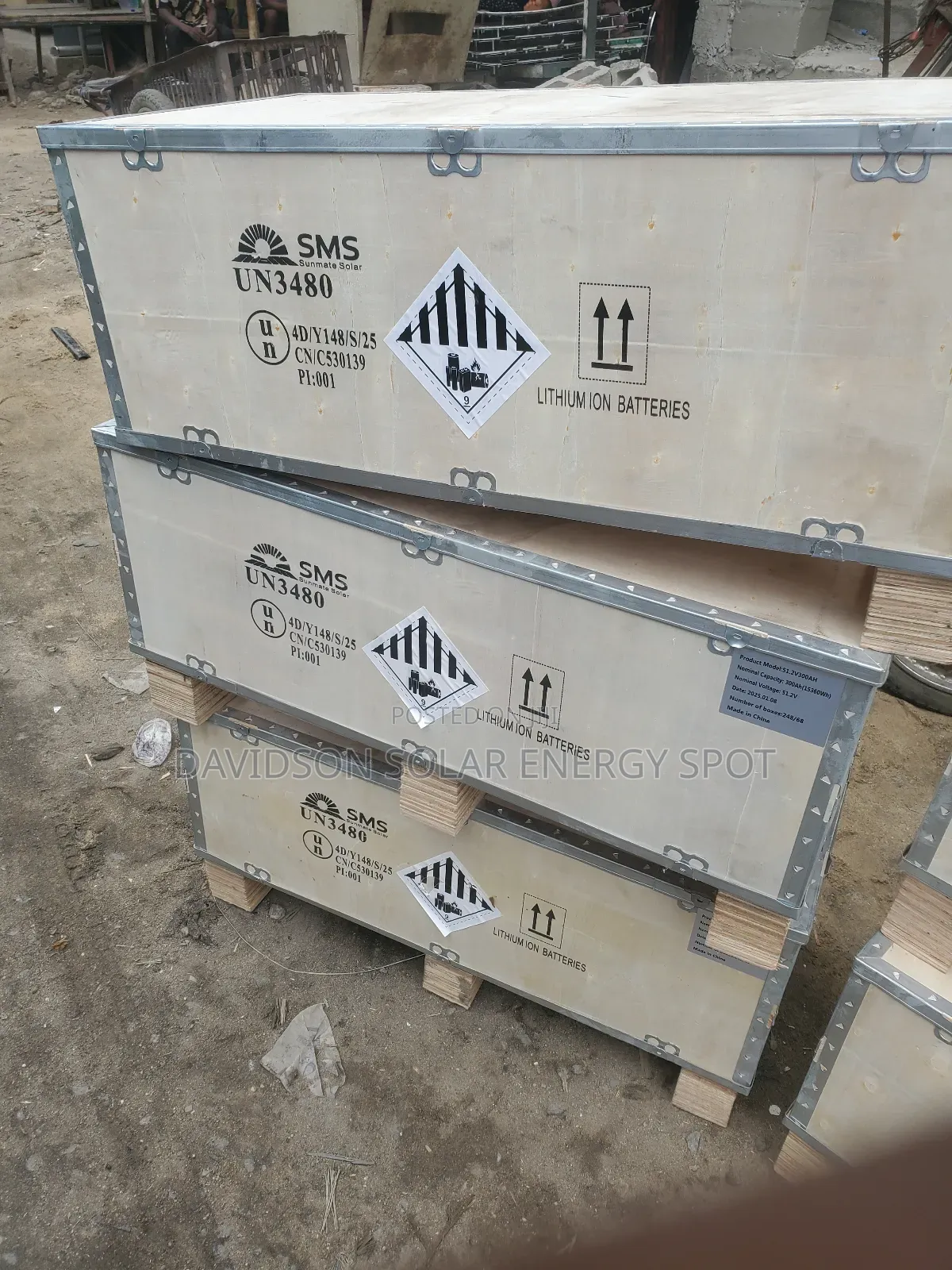 15kwh 51.2v SMS Lithium Battery