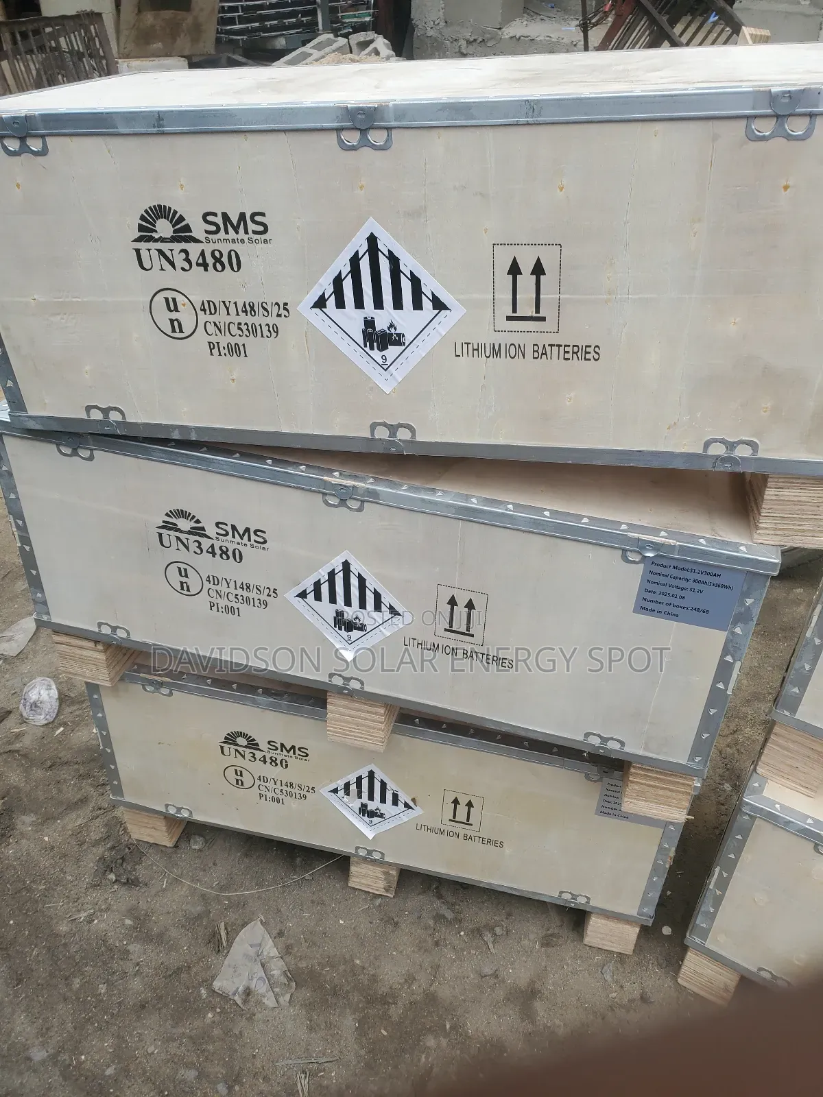 15kwh 51.2v SMS Lithium Battery