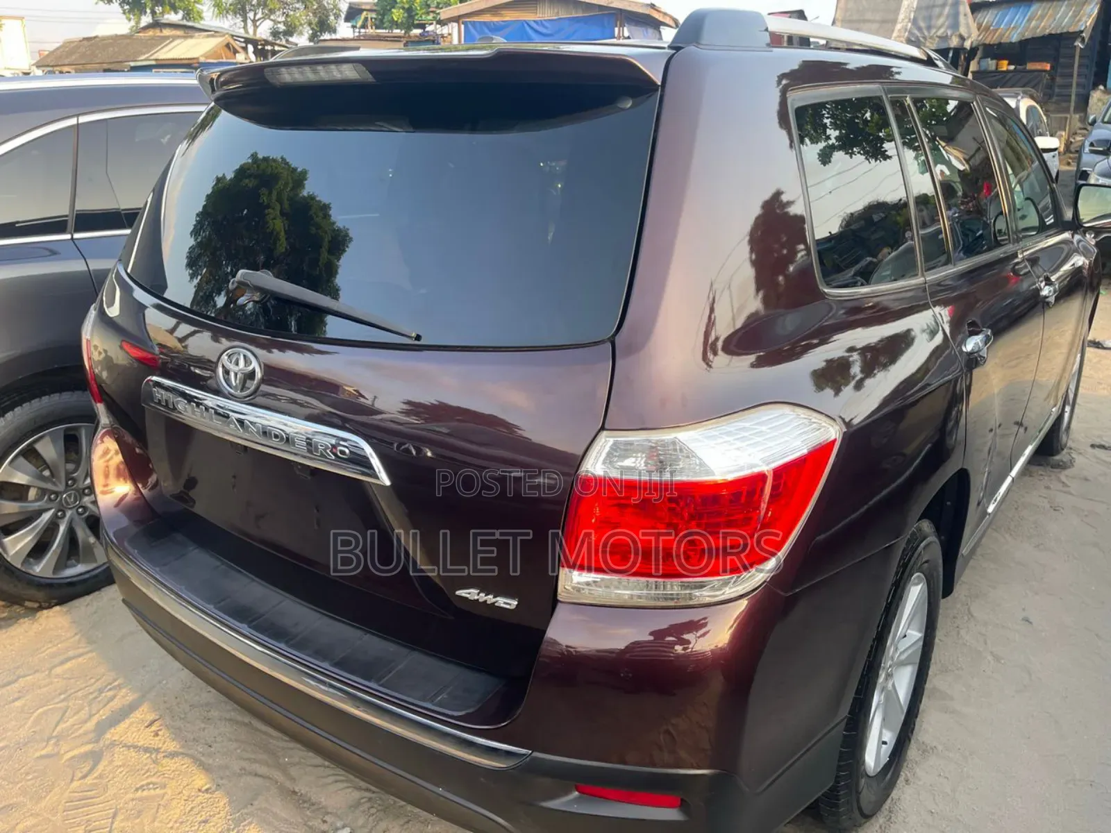 Toyota Highlander Limited 2011 Red