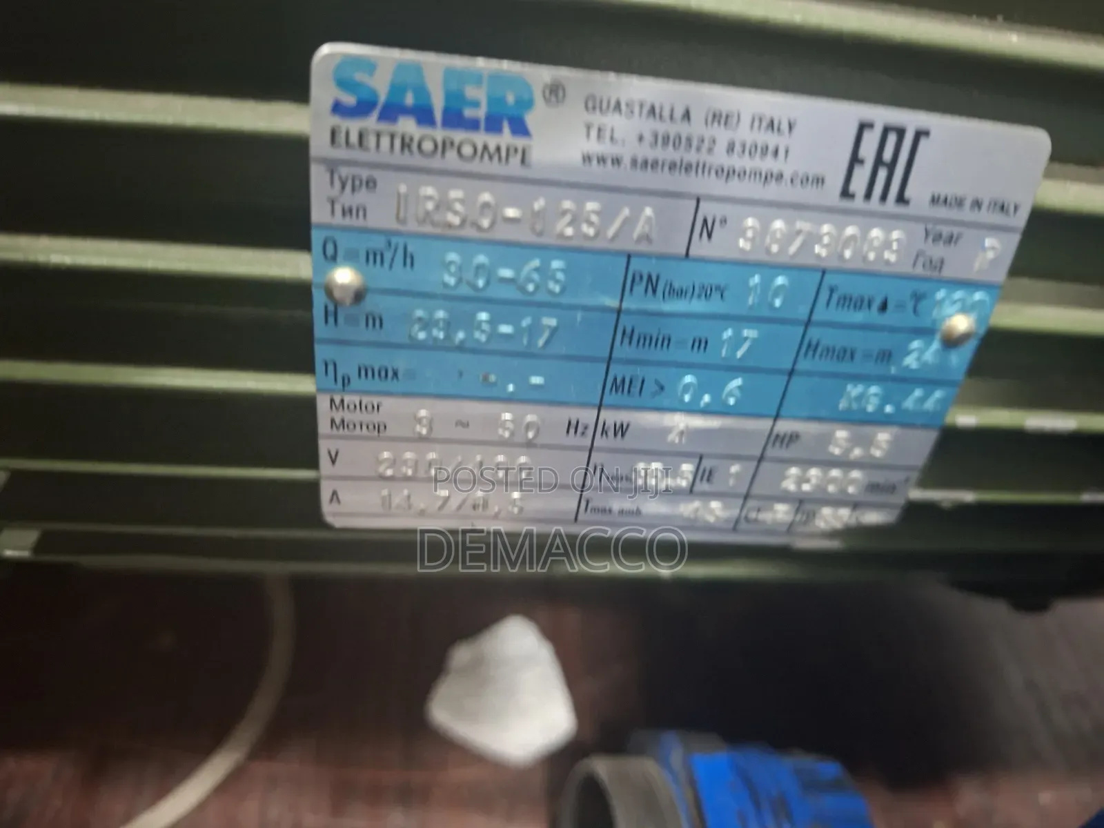 Saer Surface Pump Machine 4kw