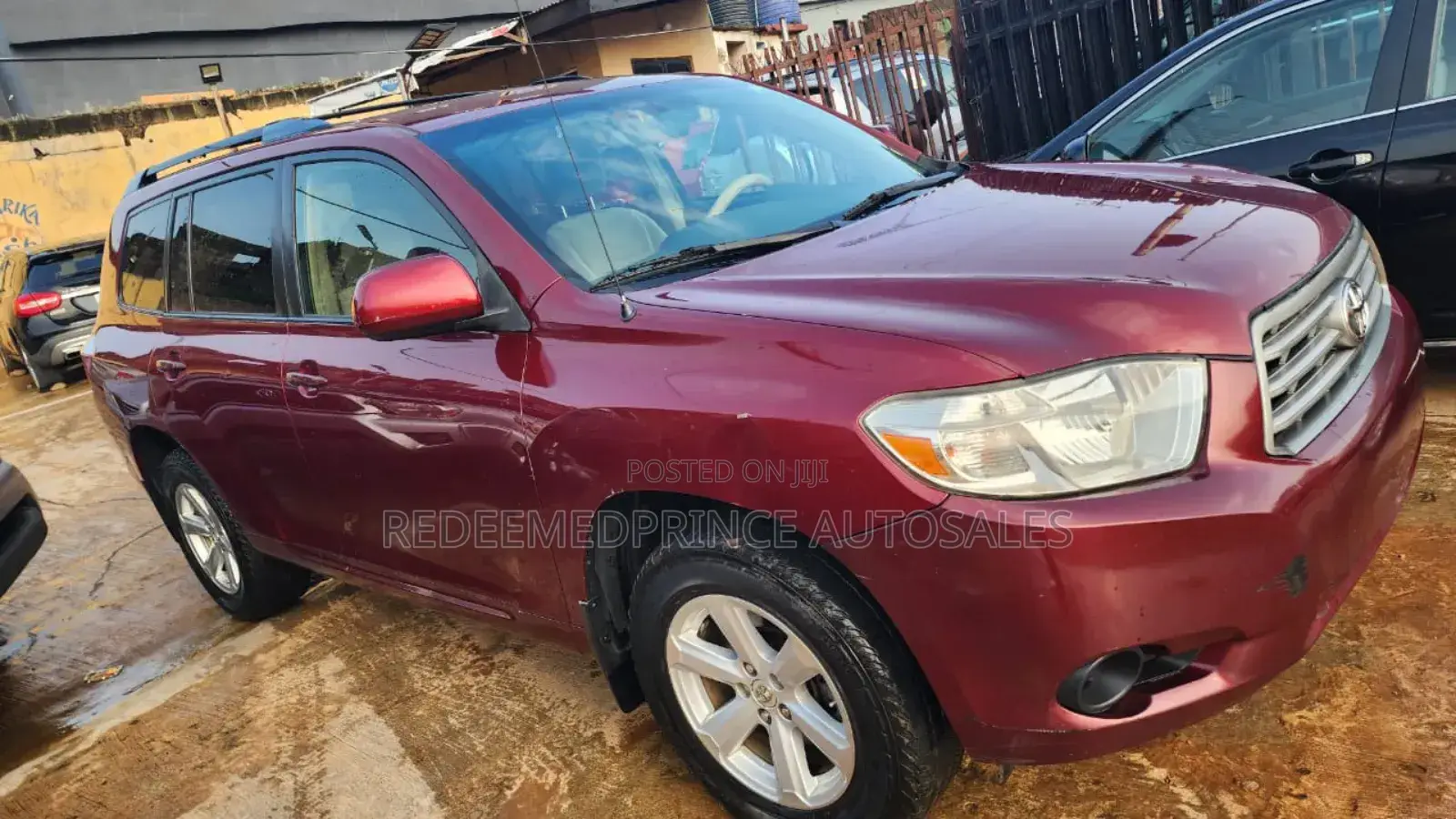 Toyota Highlander 4x4 2009 Burgundy