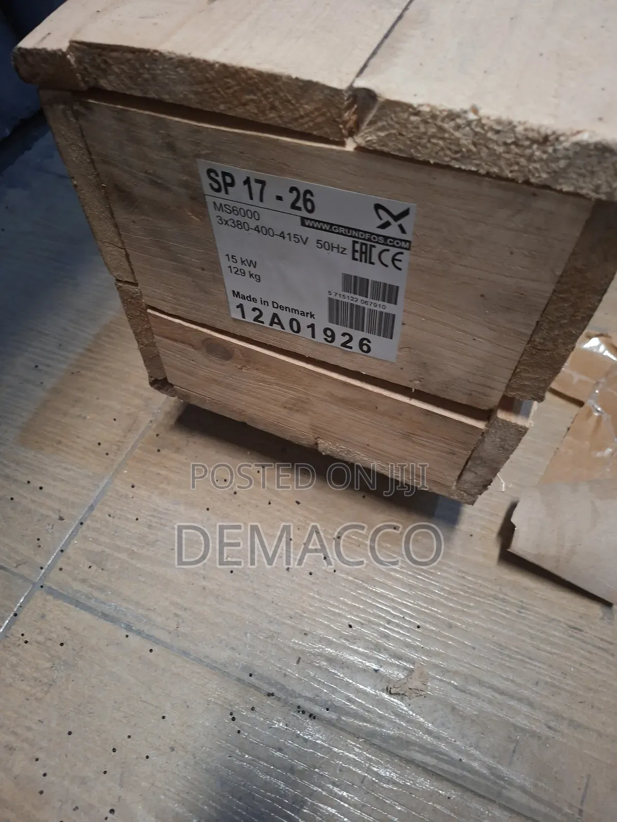 Grundfos Submersible Pump 15kw