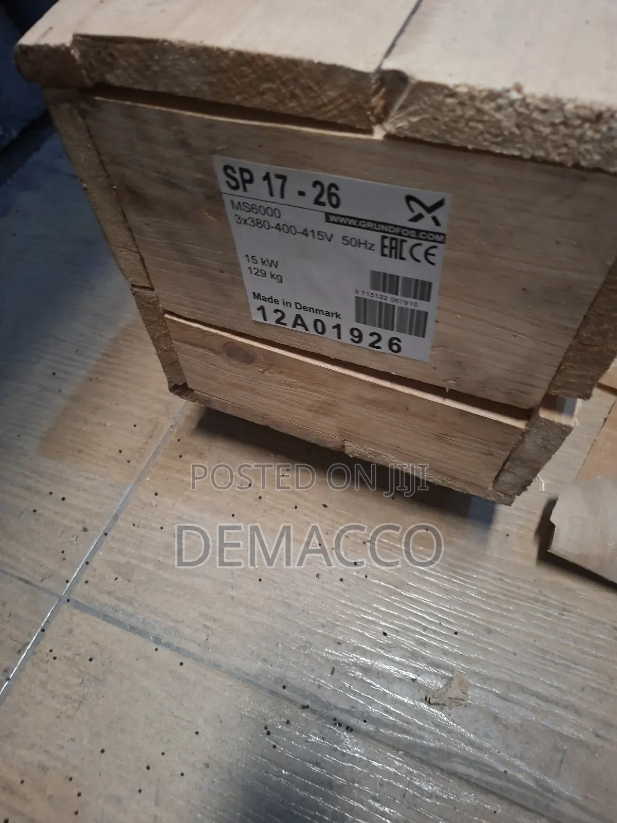 Grundfos Submersible Pump 15kw