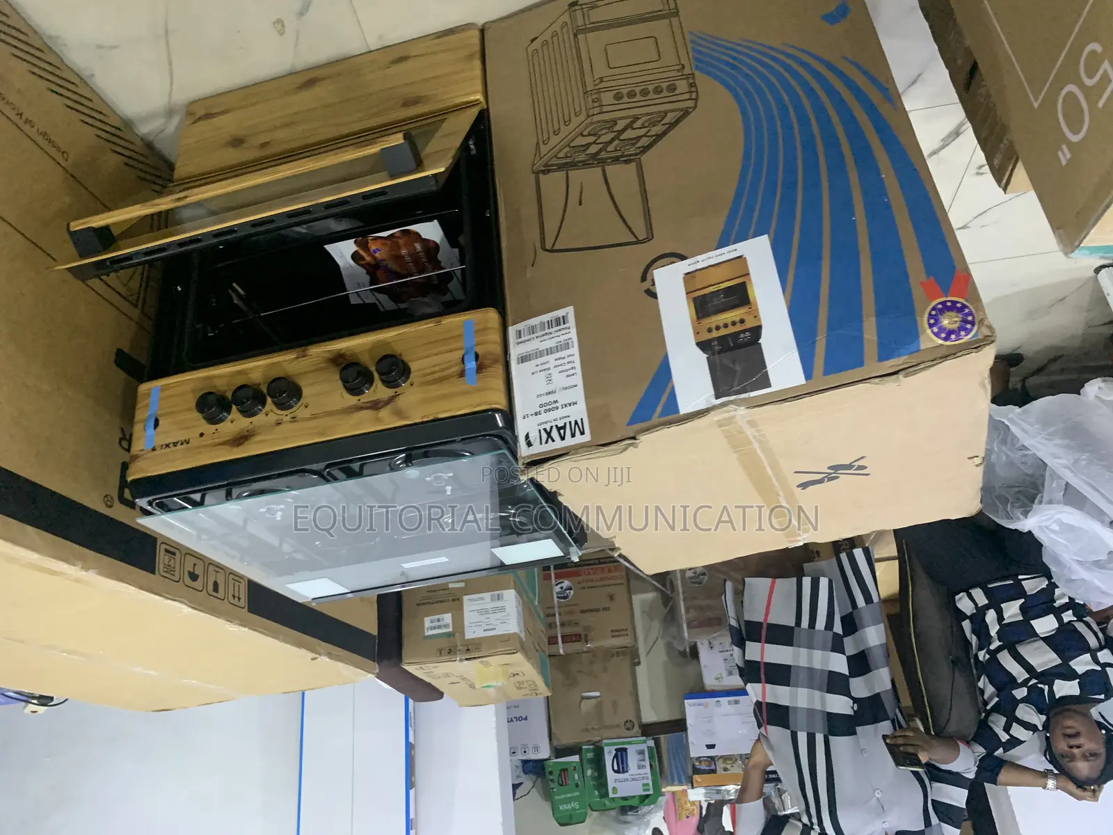 Maxi 6060 3b+1p Wood Gas Cooker – Fast Efficient Cooking
