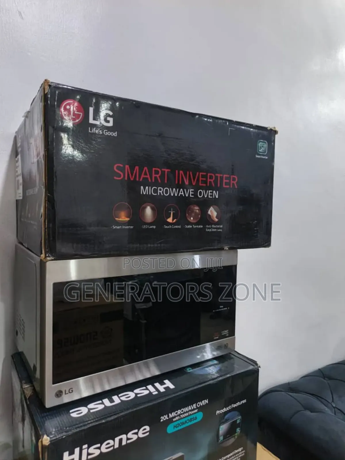 Stainless Steel Finish _Lg 25 Litres Smart Inverter Microwave
