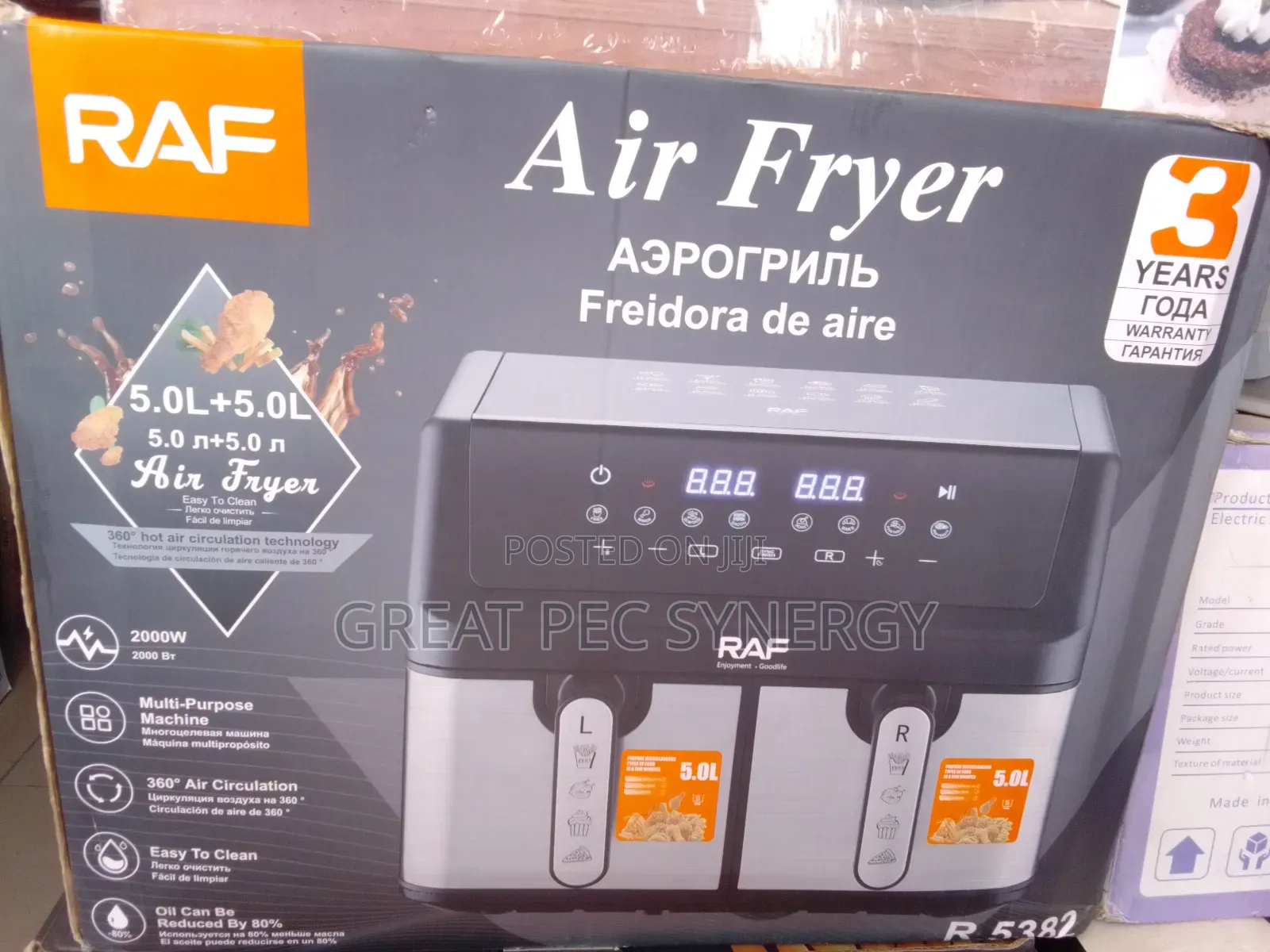 Raf Air Fryer 5 Liter