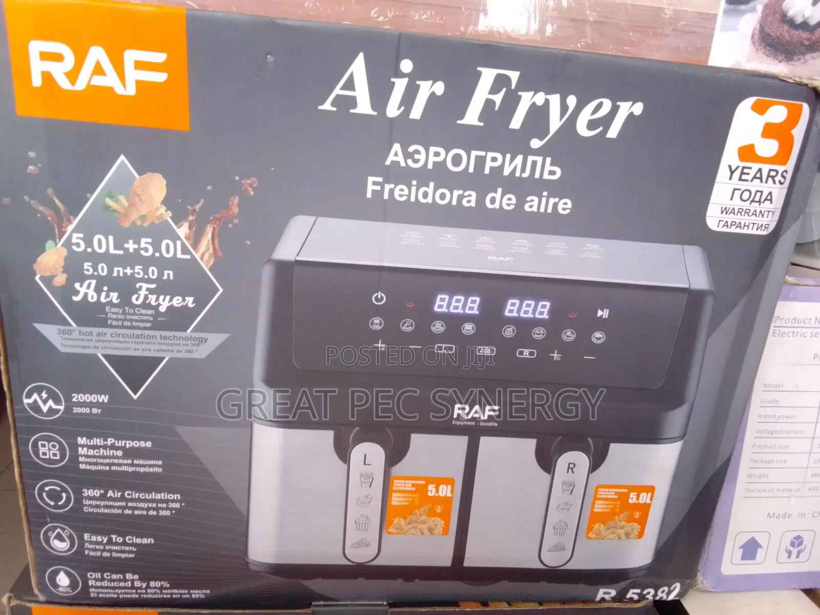 Raf Air Fryer 5 Liter