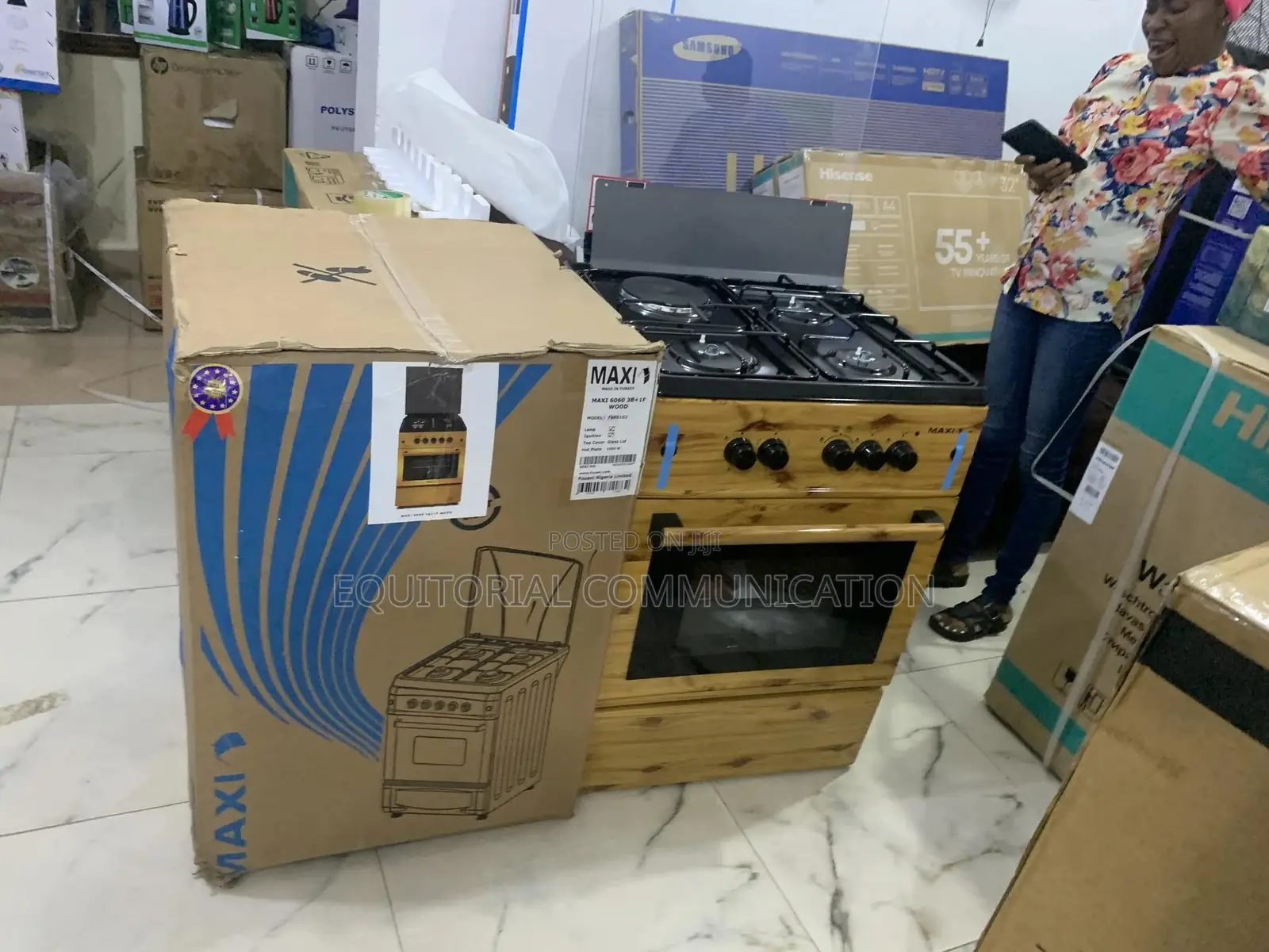 Maxi 6060 Wood Gas Cooker – Reliable Daily Cooking