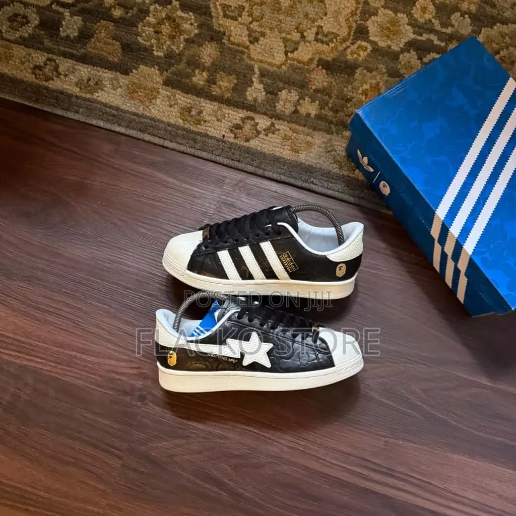 Original Bape X Adidas Superstar 80s Vintage Sneakers