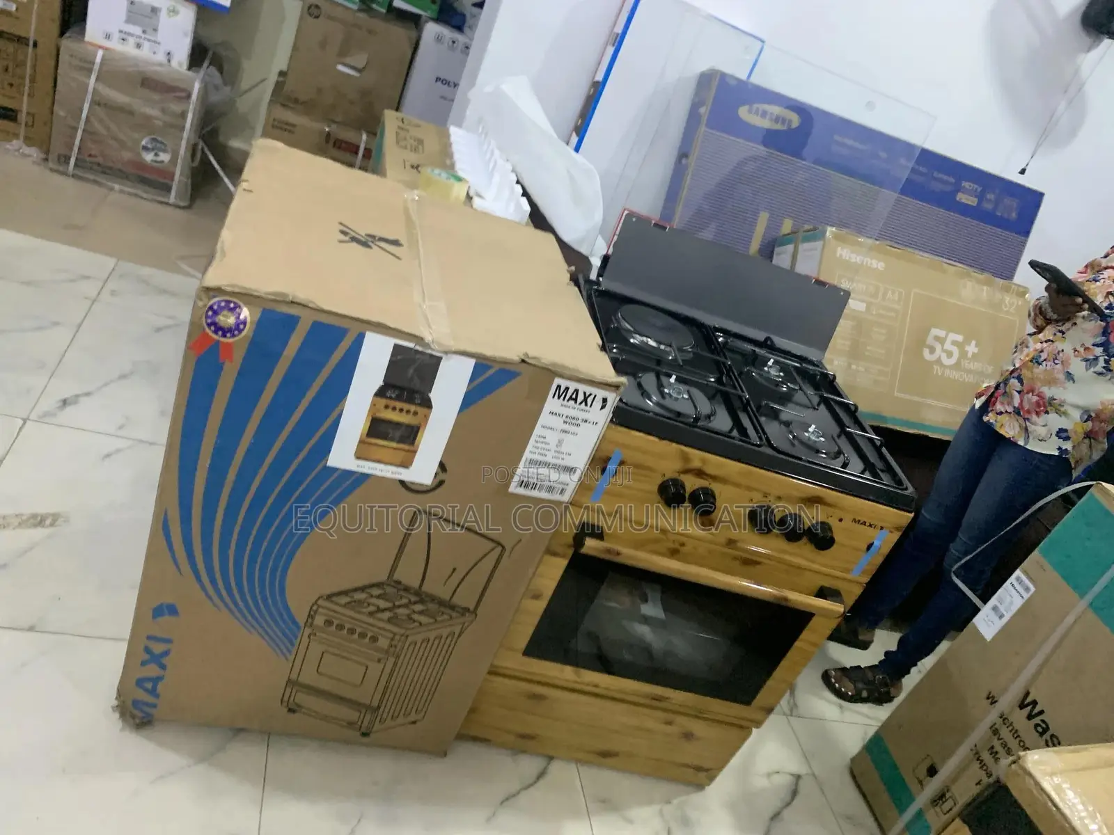 Maxi 6060 3b+1p – Strong Stylish Gas Cooker