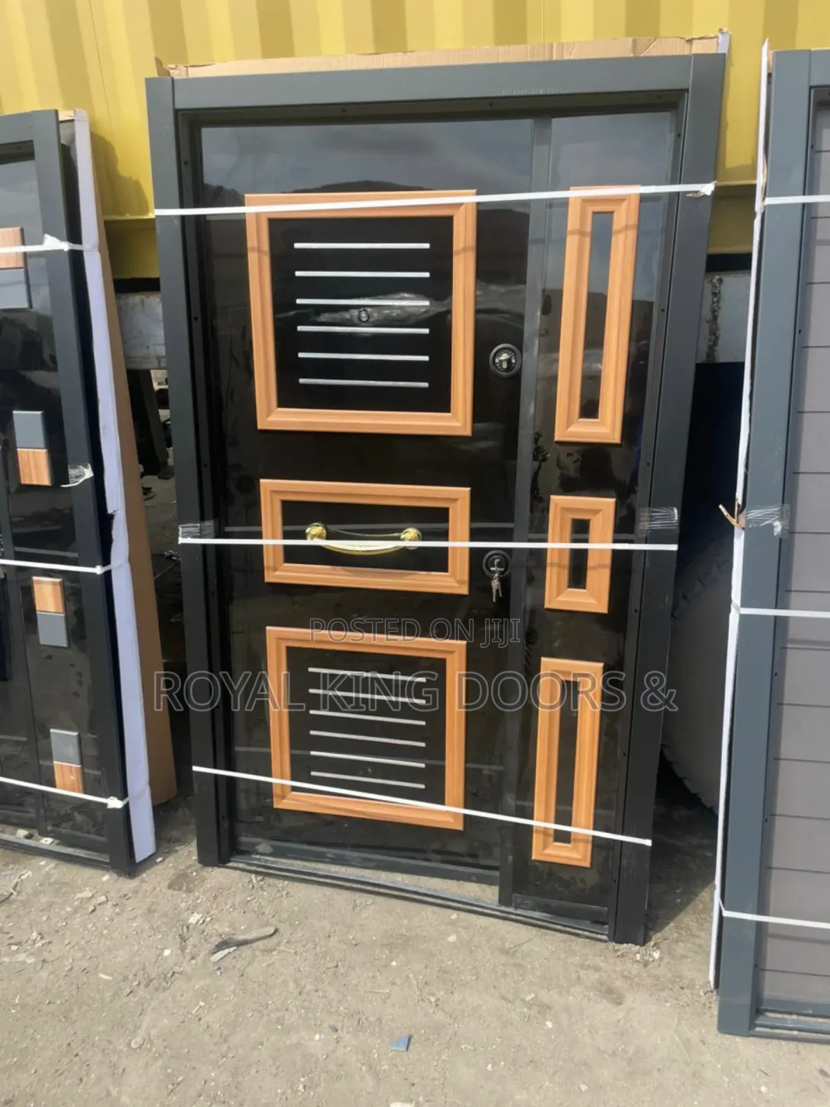 Turkish Luxury Entrance Doors Strong Security Doors