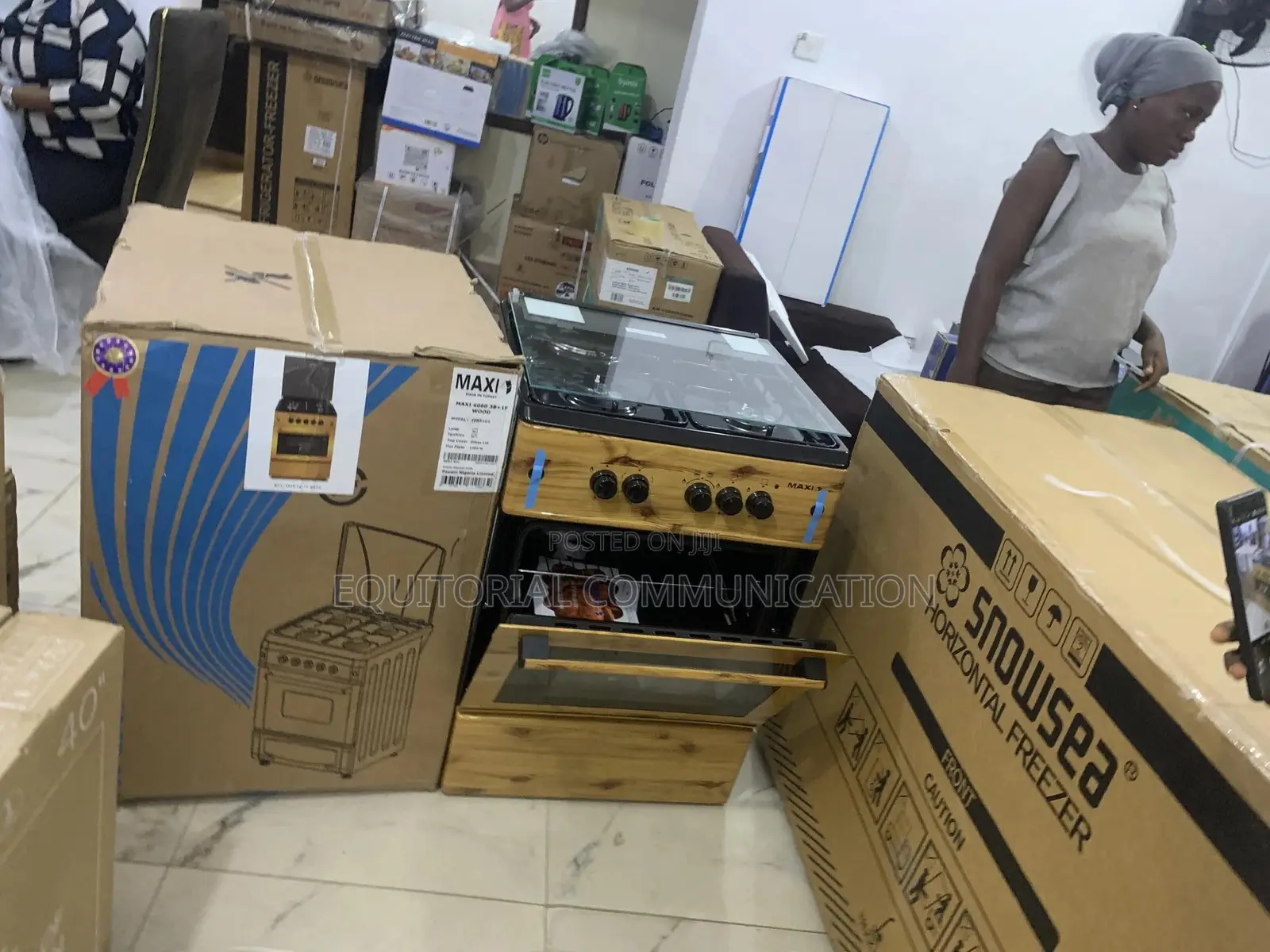 Maxi 6060 Cooker – Fast Ignition Gas Burners