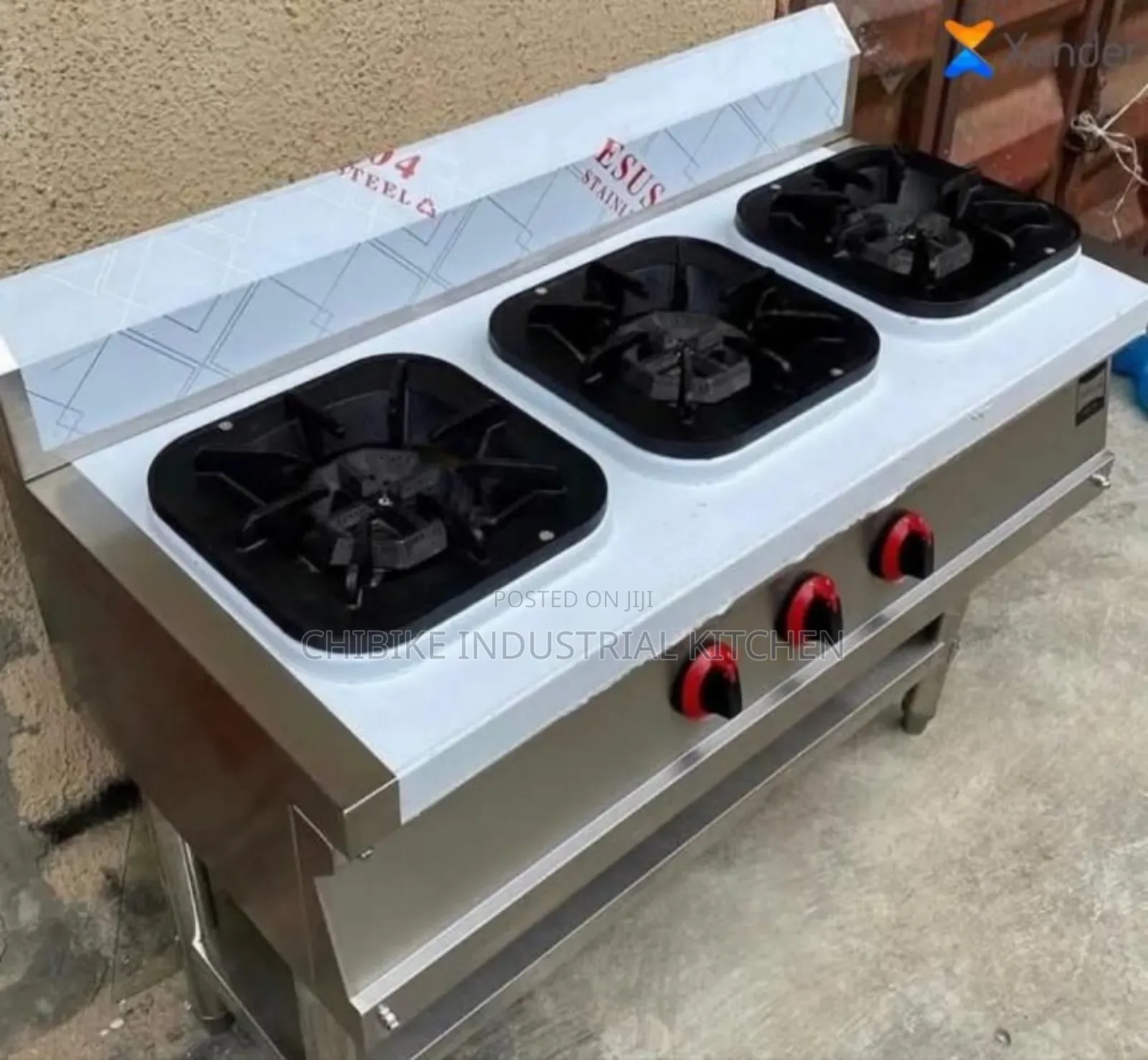 Industrial Gas Cooker 3 Burners