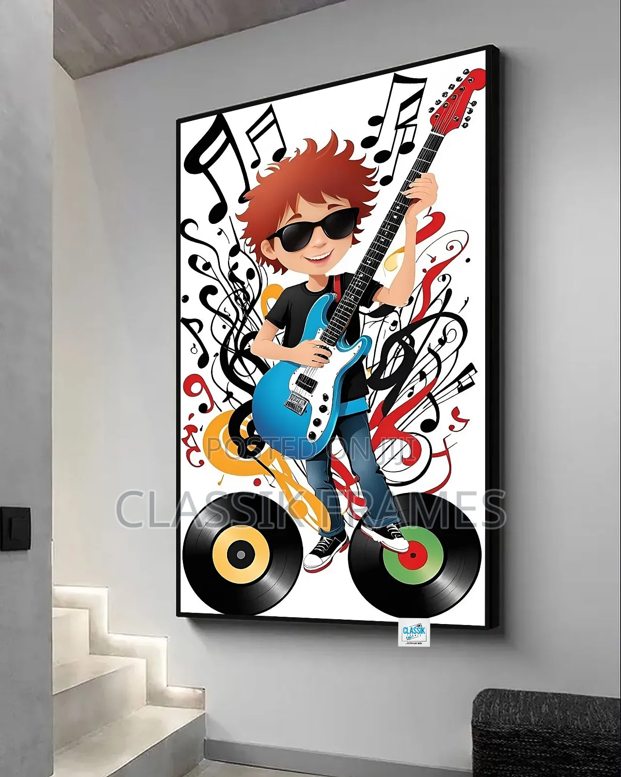 Hd Current Crates Musical Item Canvas Wall Wallarts