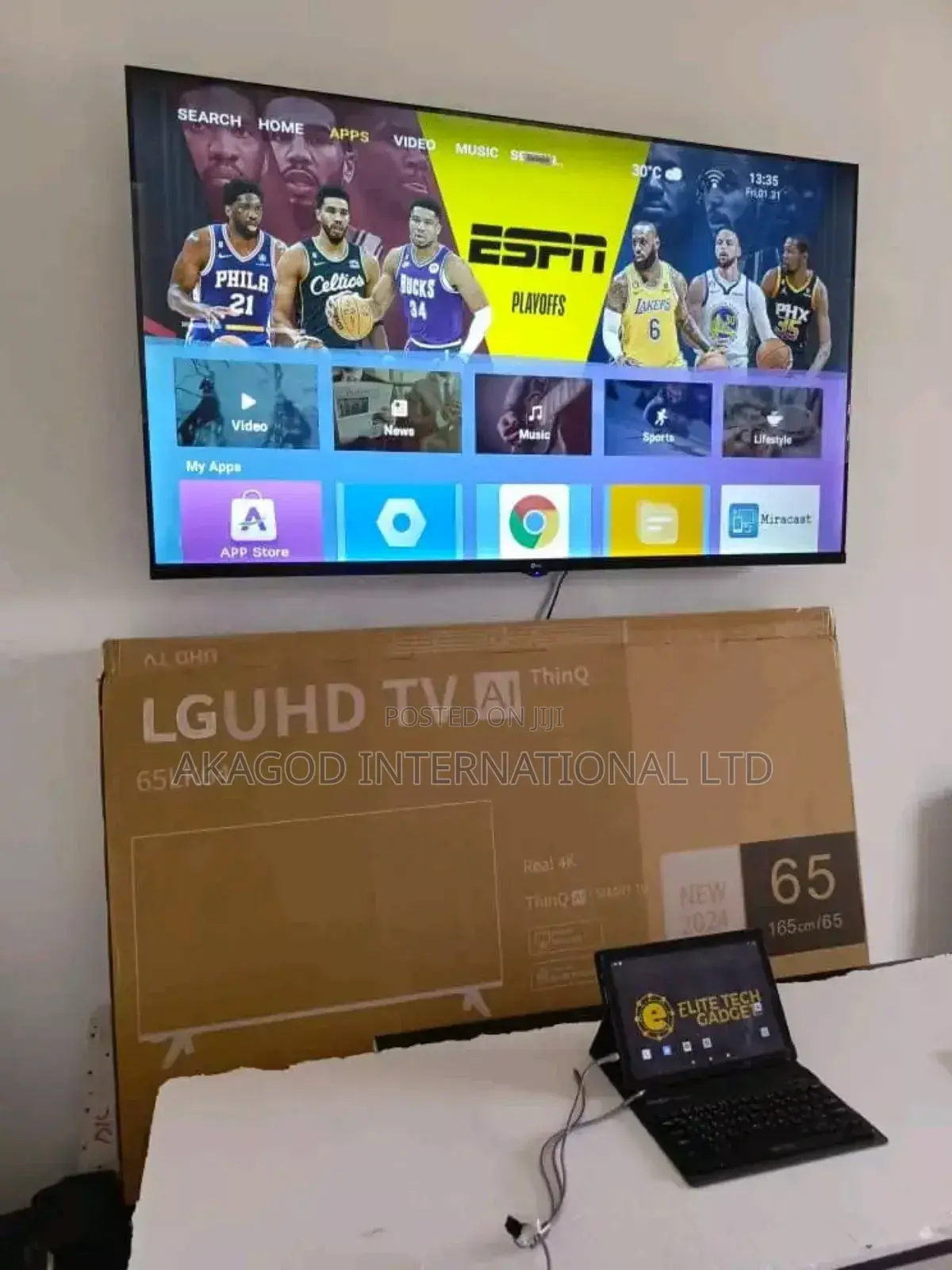65inches Smart Internet Connection Lg Tv
