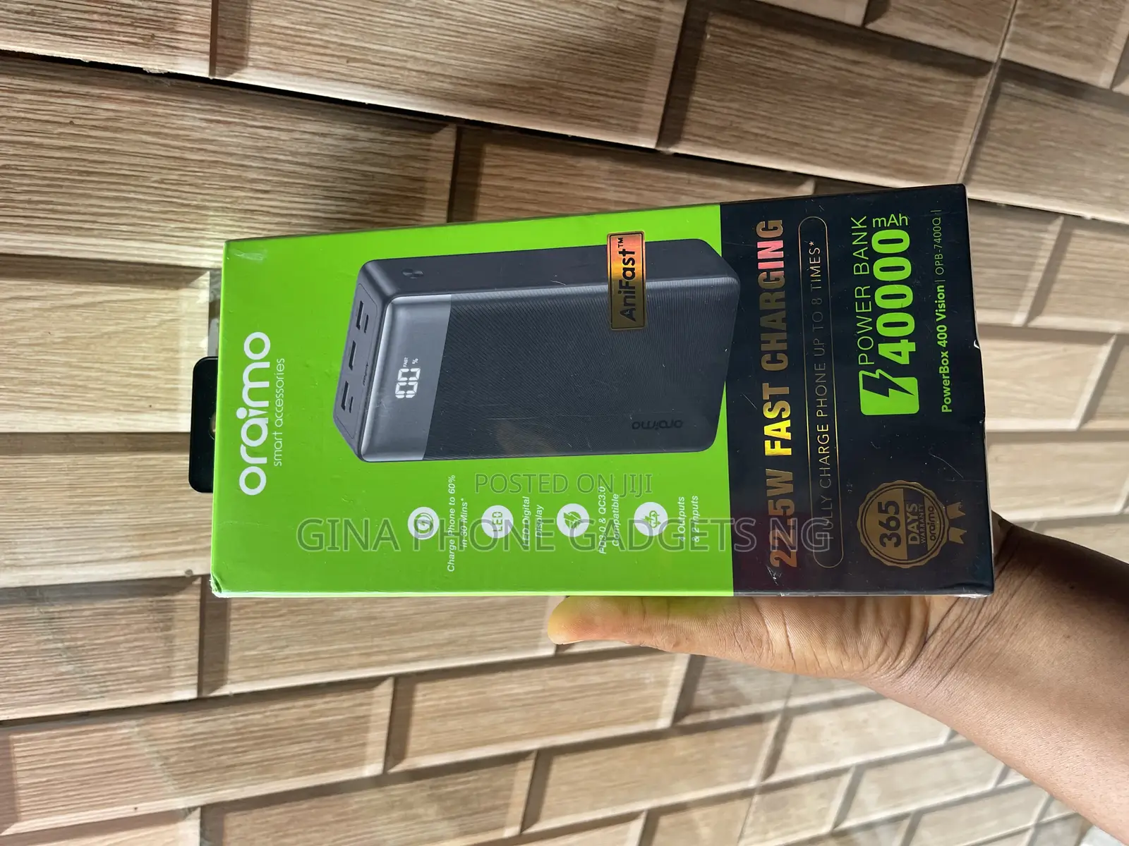 Oraimo 40000mah 22.5w