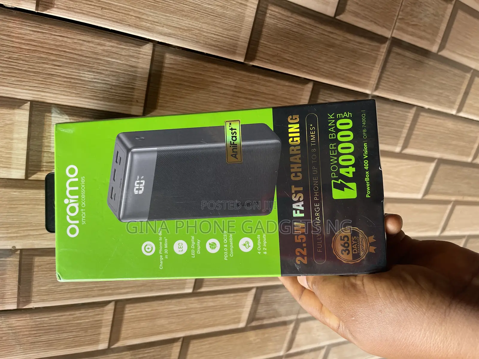 Oraimo 40000mah 22.5w