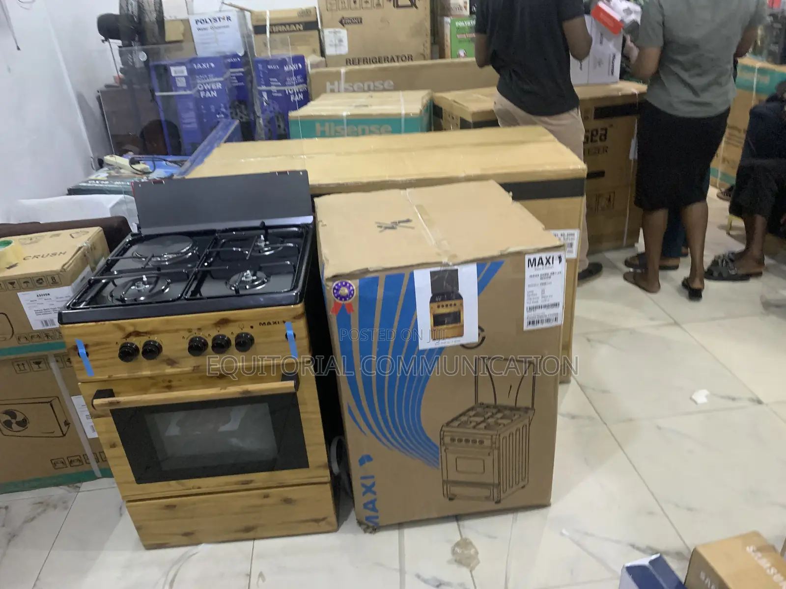 Maxi Wood Gas Cooker – Premium 6060 Series