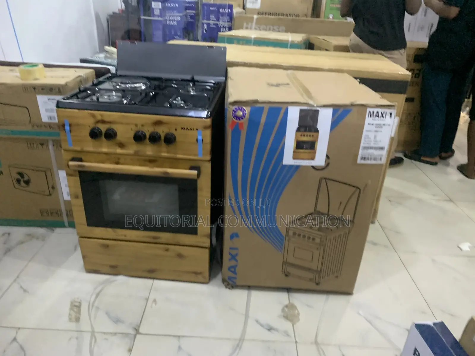 Maxi 6060 Wood Gas Cooker – Perfect for Homes