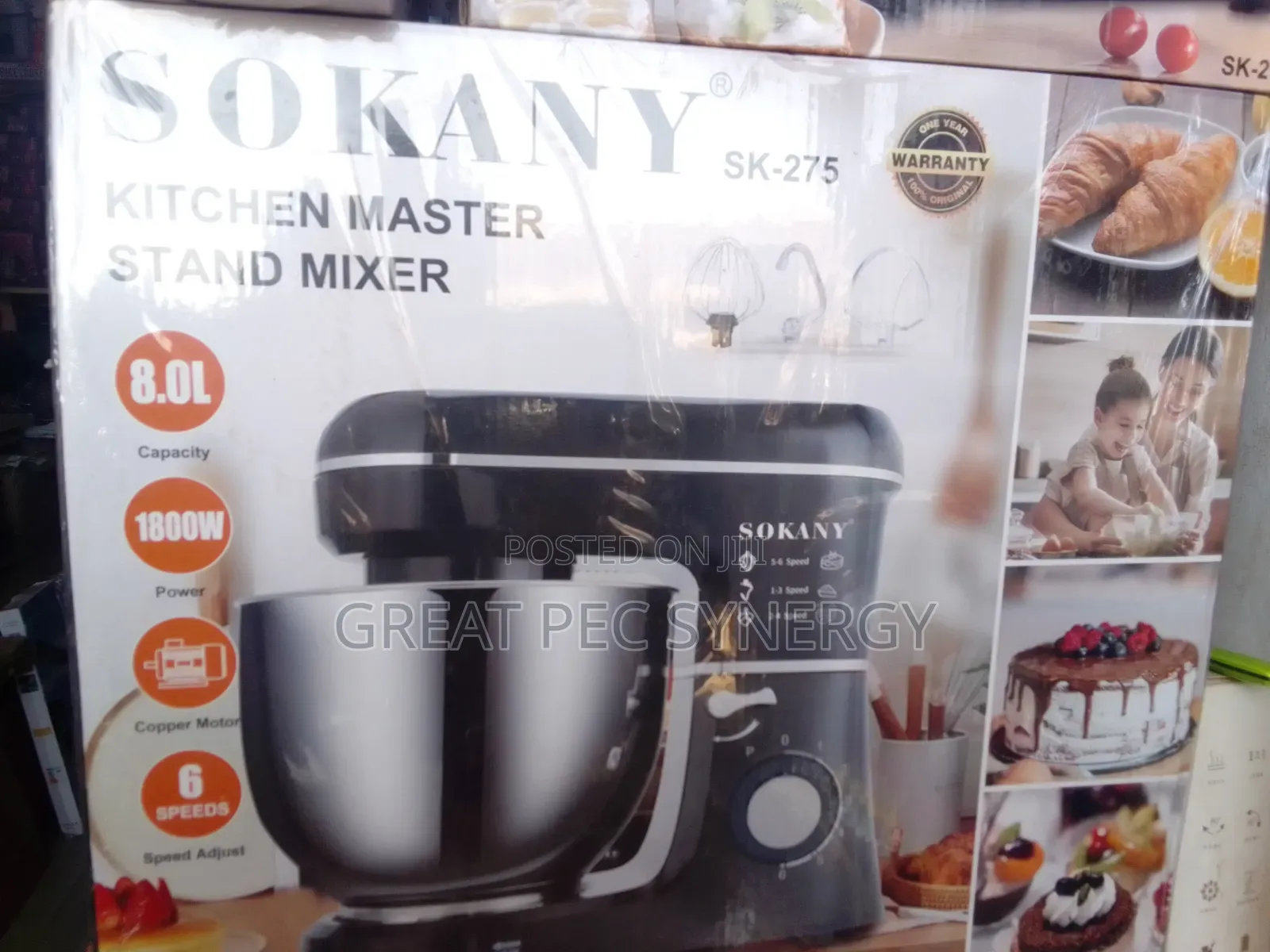 Sokany Hand Mixer 8 Liter