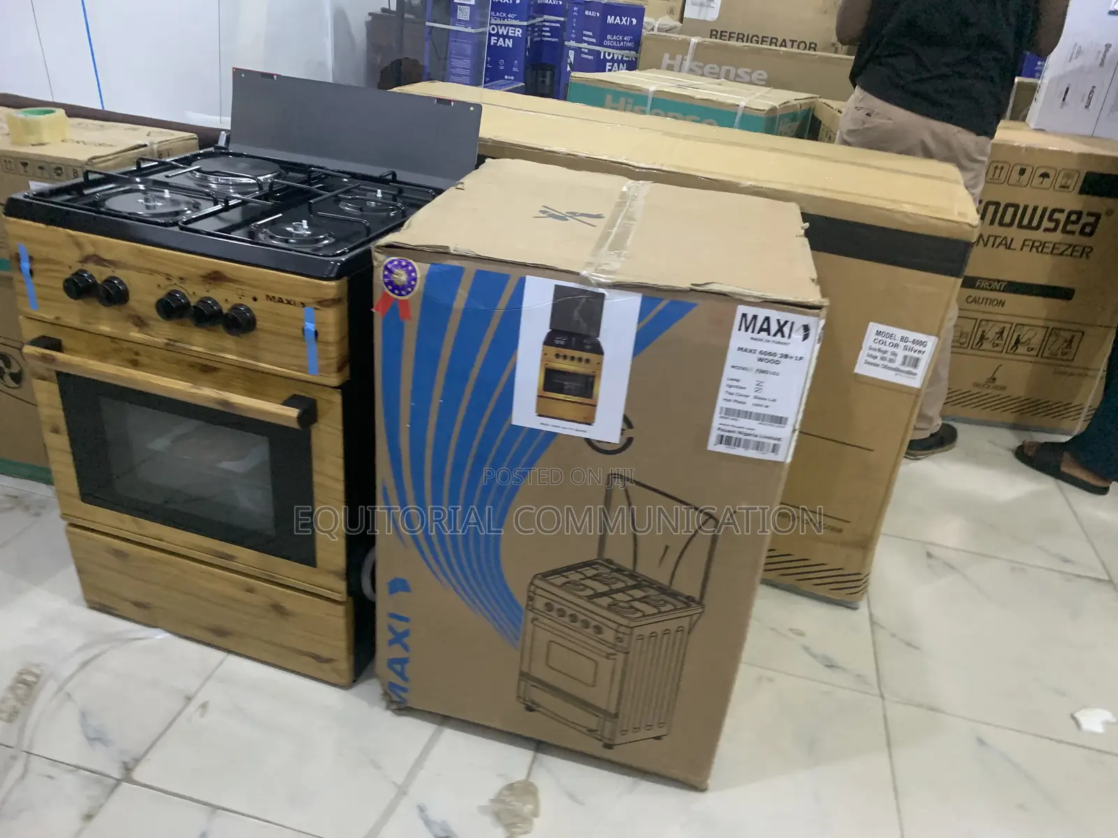 Maxi 6060 Gas Cooker – Stylish Functional