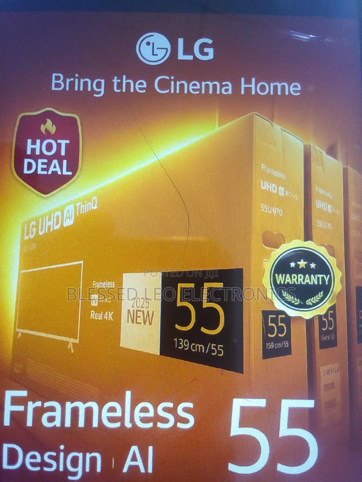 55 Inches Smart Lg Auxiliary Audio Tv
