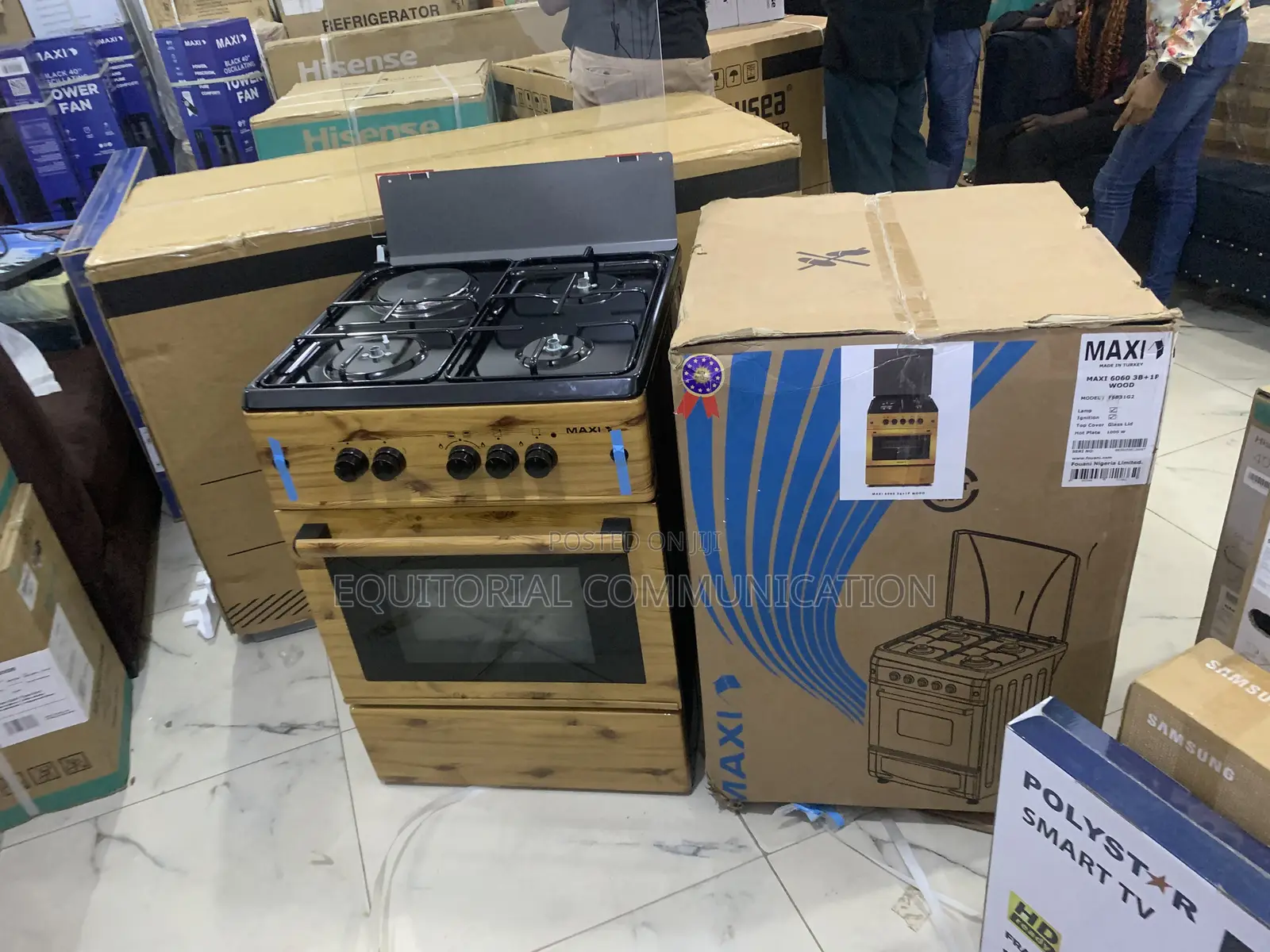 Maxi 6060 3b+1p – Quick Cooking Gas Cooker