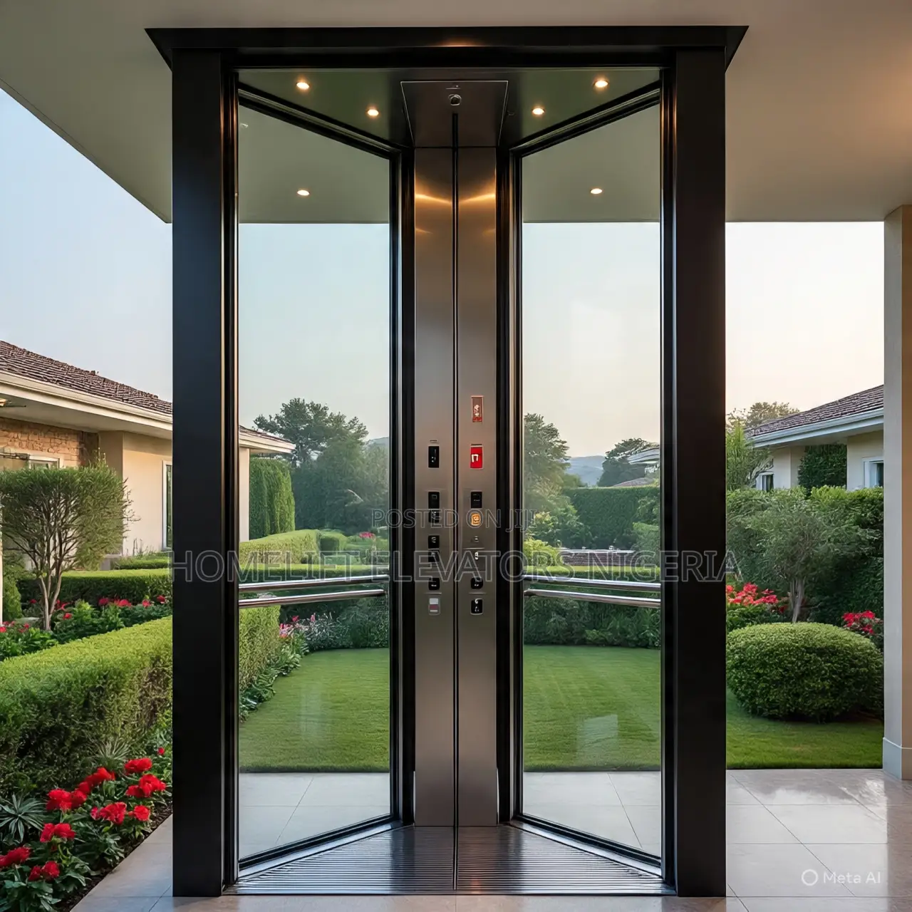 Luxury Outdoor Panoramic Home Elevator Lift System in Nigeria