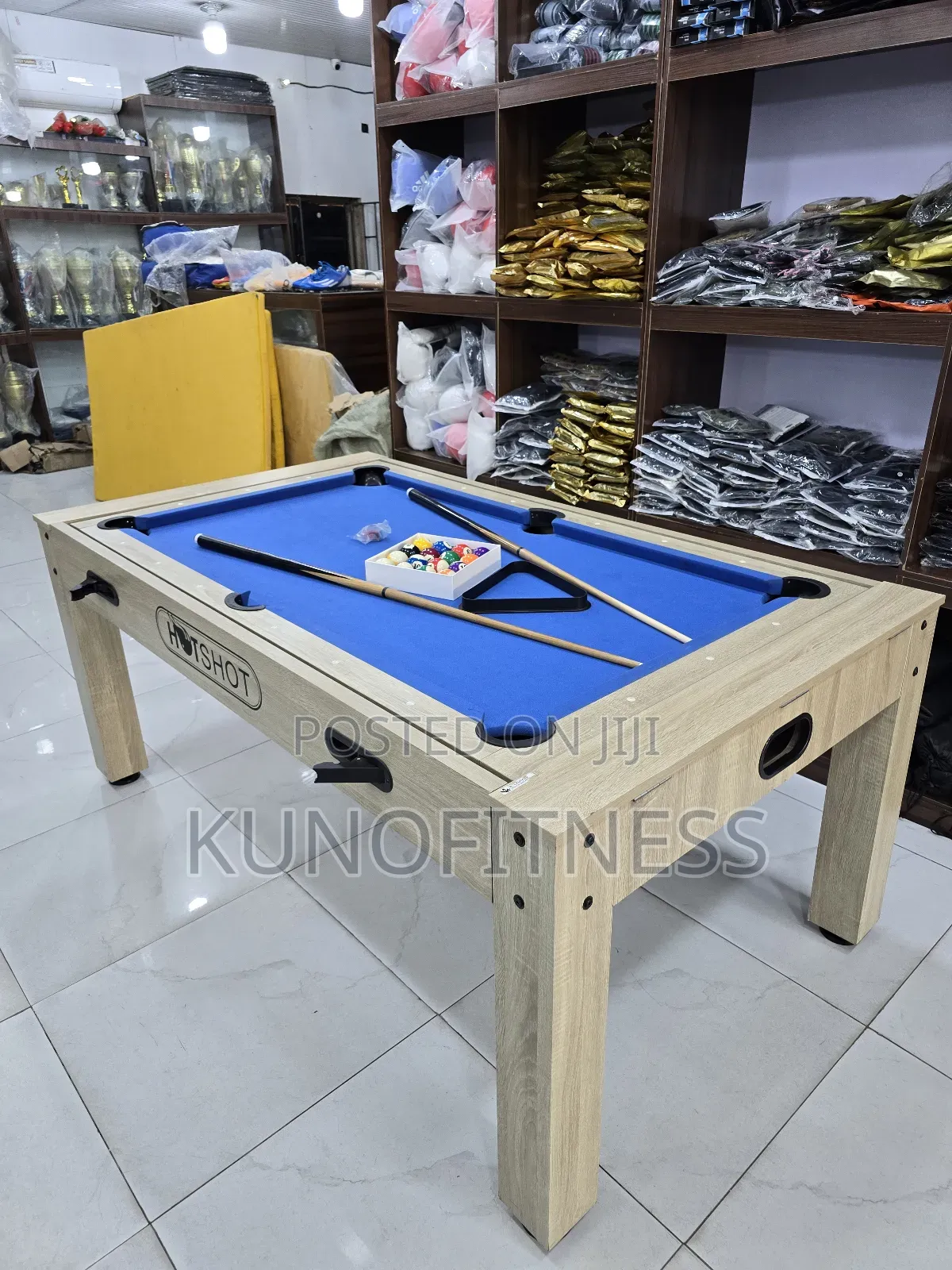 6ft Space-Saving 4-in-1 Pool/Air Hockey/Table Tennis Table