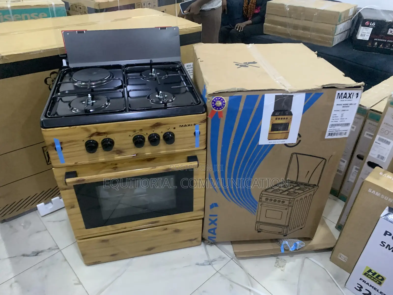Maxi 6060 3b+1p – Easy Operation Cooker